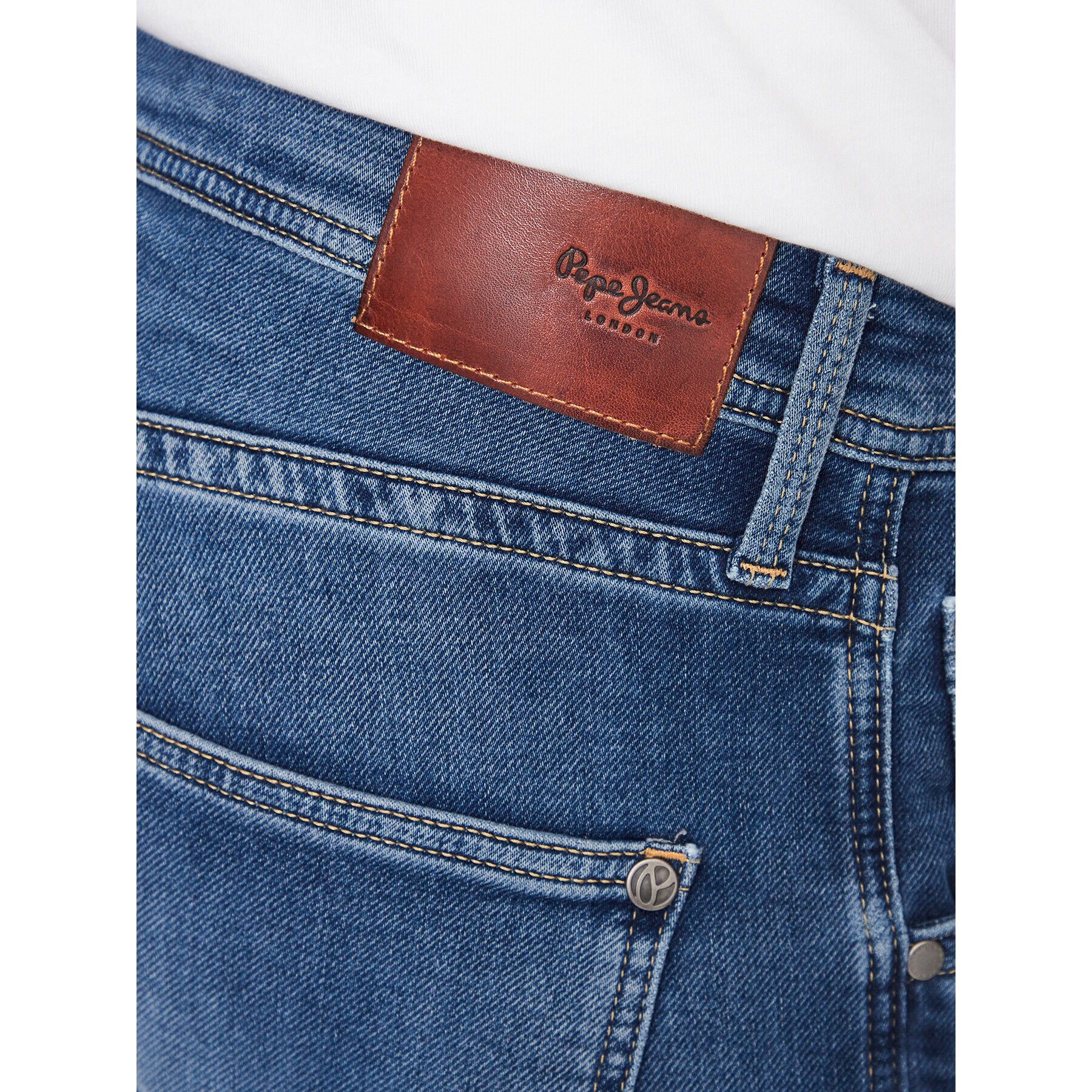 Pepe Jeans Jeansy Track PM206328 Tmavomodrá Regular Fit - Pepit.cz