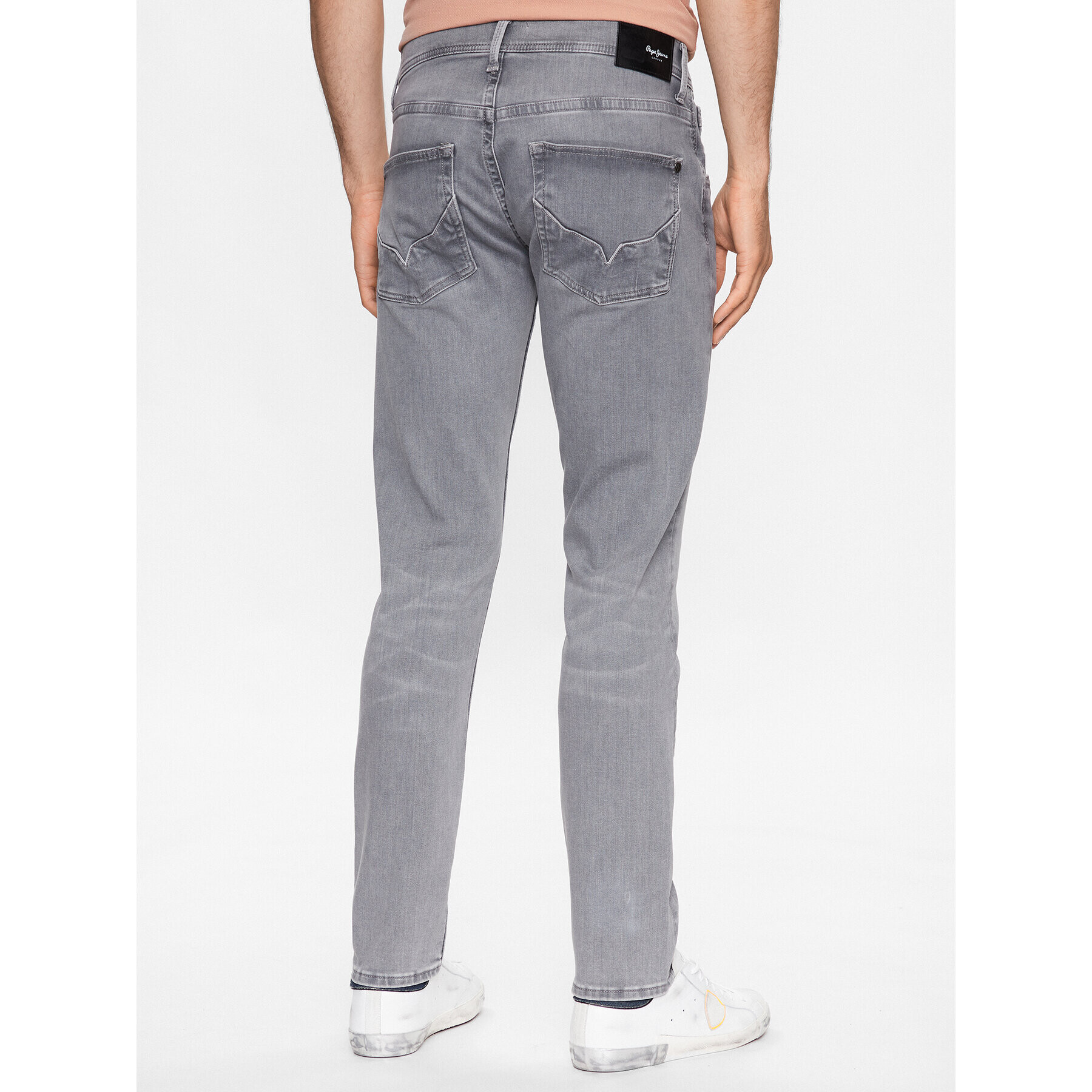 Pepe Jeans Jeansy Track PM206328 Šedá Regular Fit - Pepit.cz