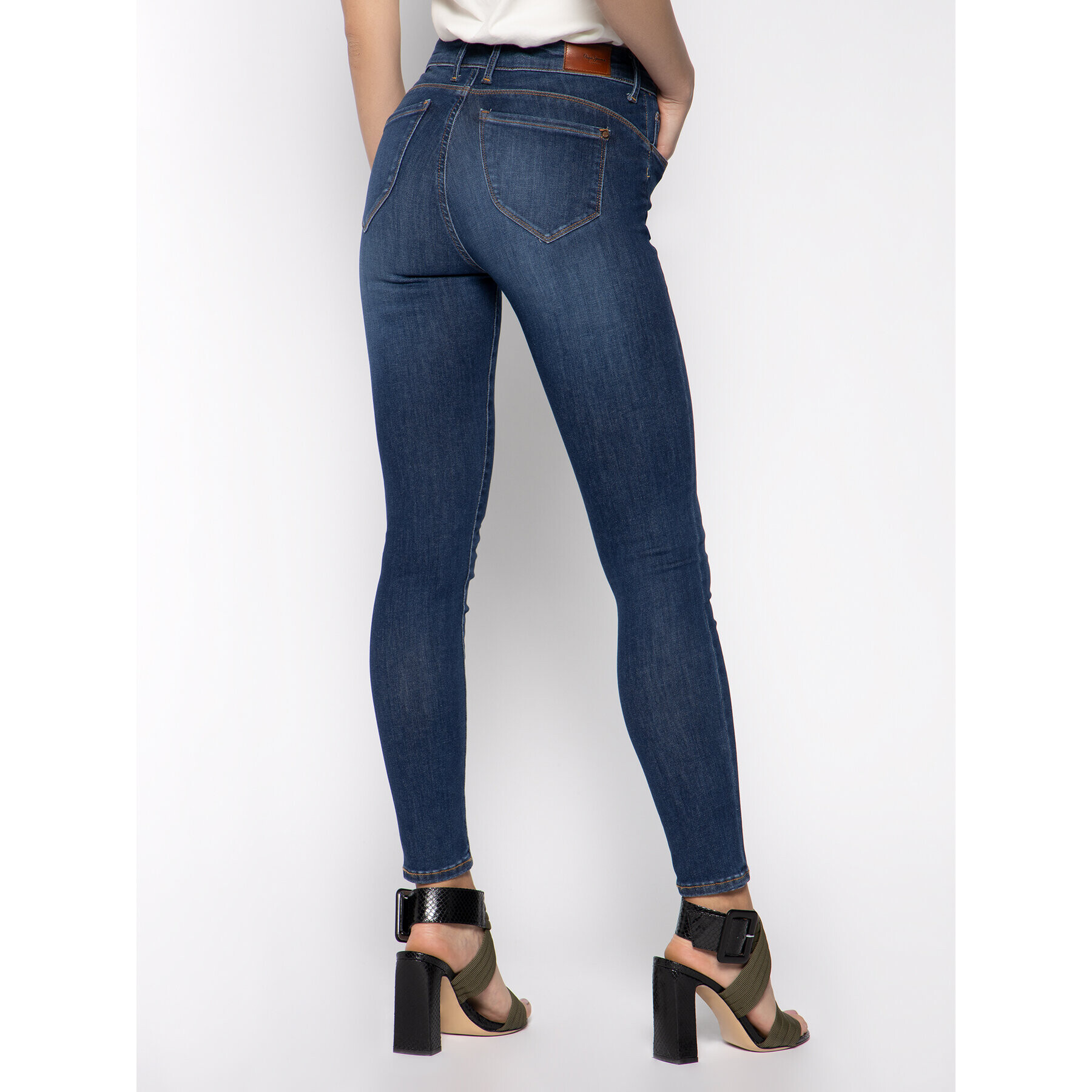 Pepe Jeans Jeansy Zoe PL203616 Tmavomodrá Skinny Fit - Pepit.cz