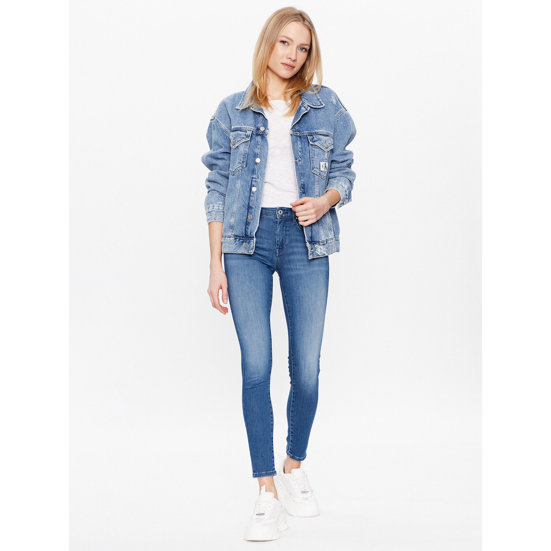 Pepe Jeans Jeansy Zoe PL204177 Modrá Skinny Fit - Pepit.cz