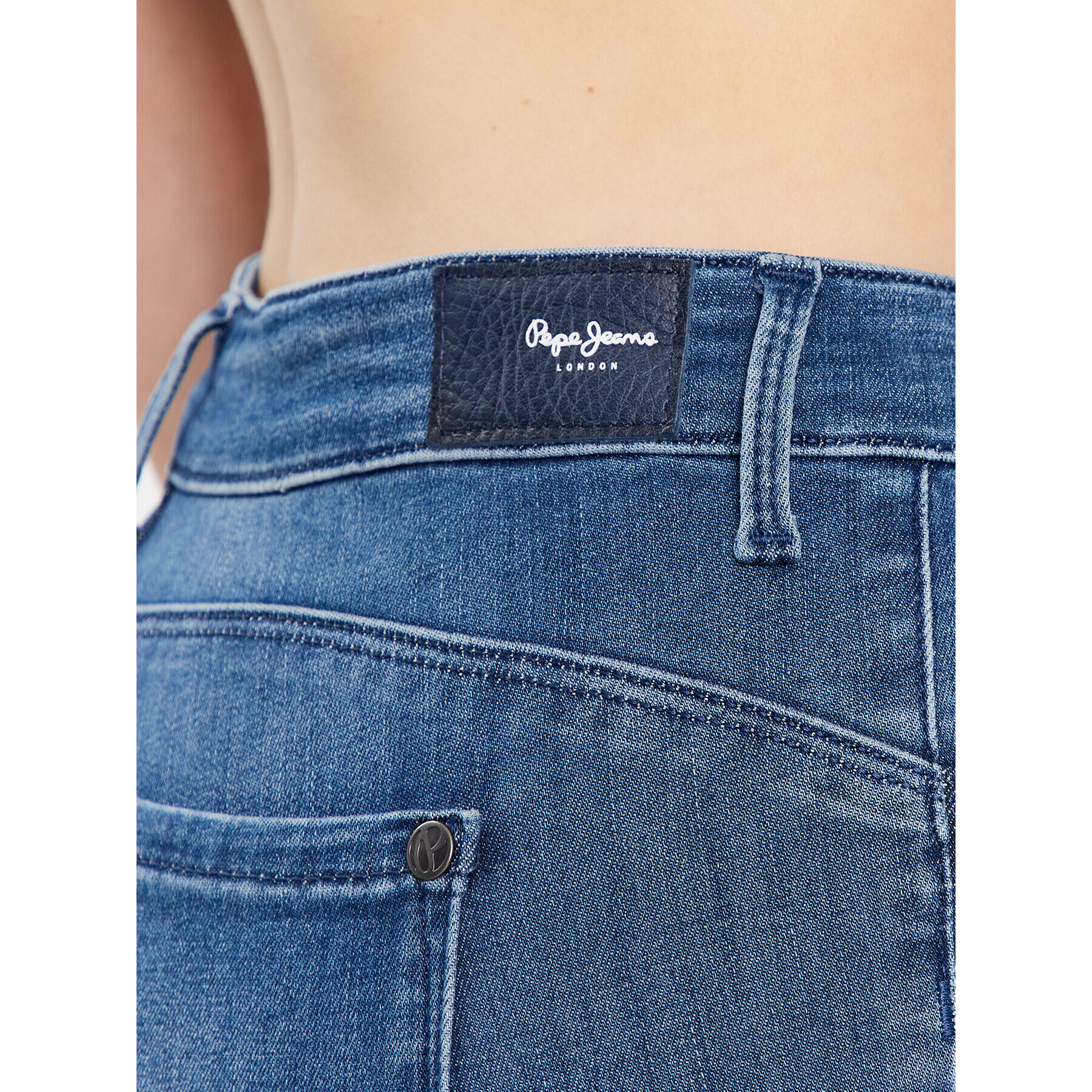 Pepe Jeans Jeansy Zoe PL204177 Modrá Skinny Fit - Pepit.cz