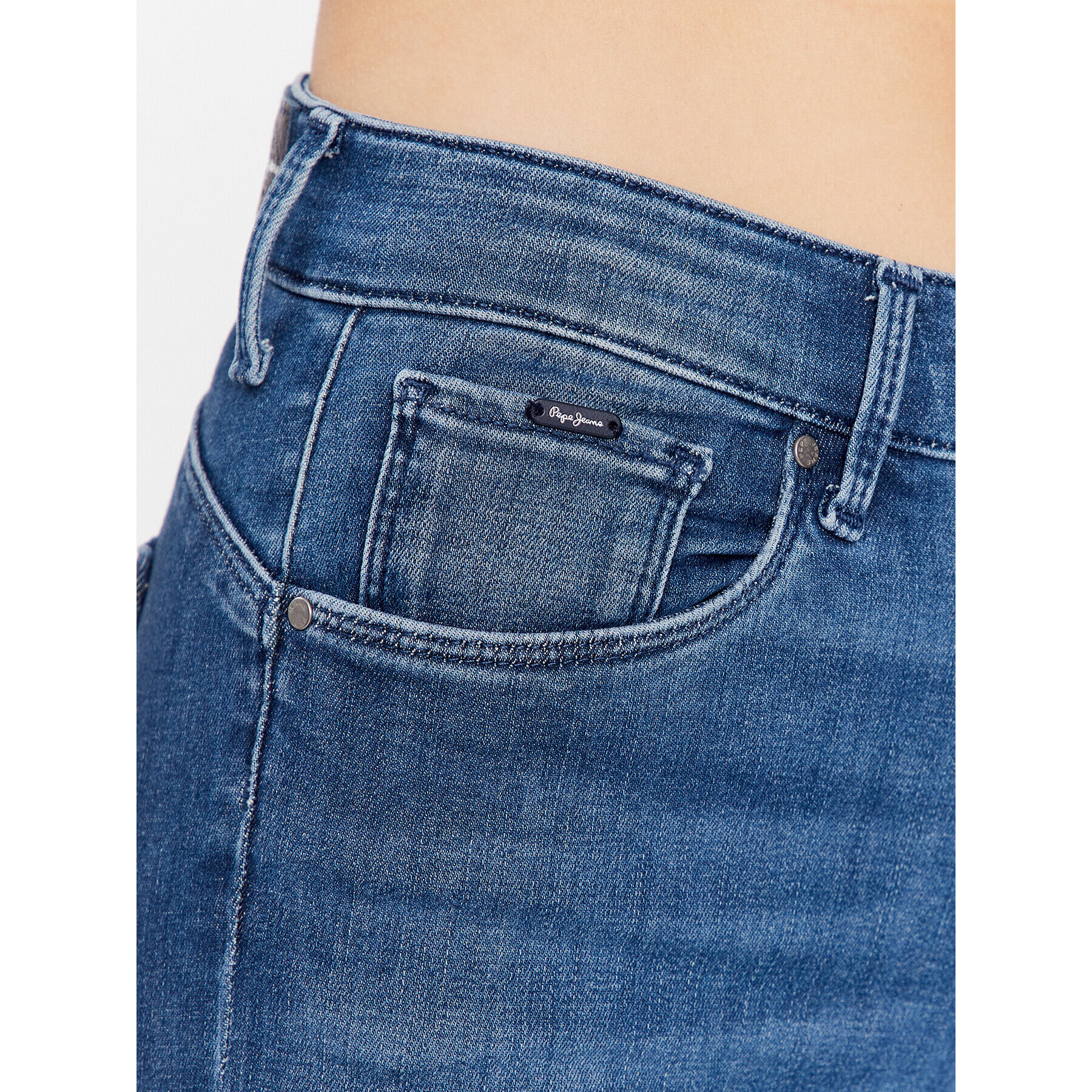 Pepe Jeans Jeansy Zoe PL204177 Modrá Skinny Fit - Pepit.cz