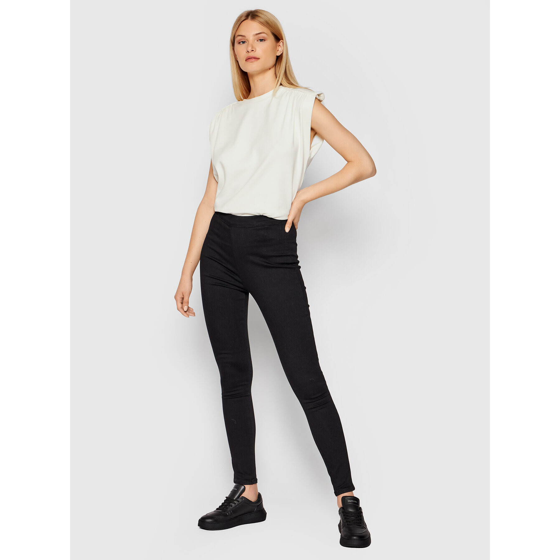 Pepe Jeans Jeggins Kate PL204141 Černá Skinny Fit - Pepit.cz