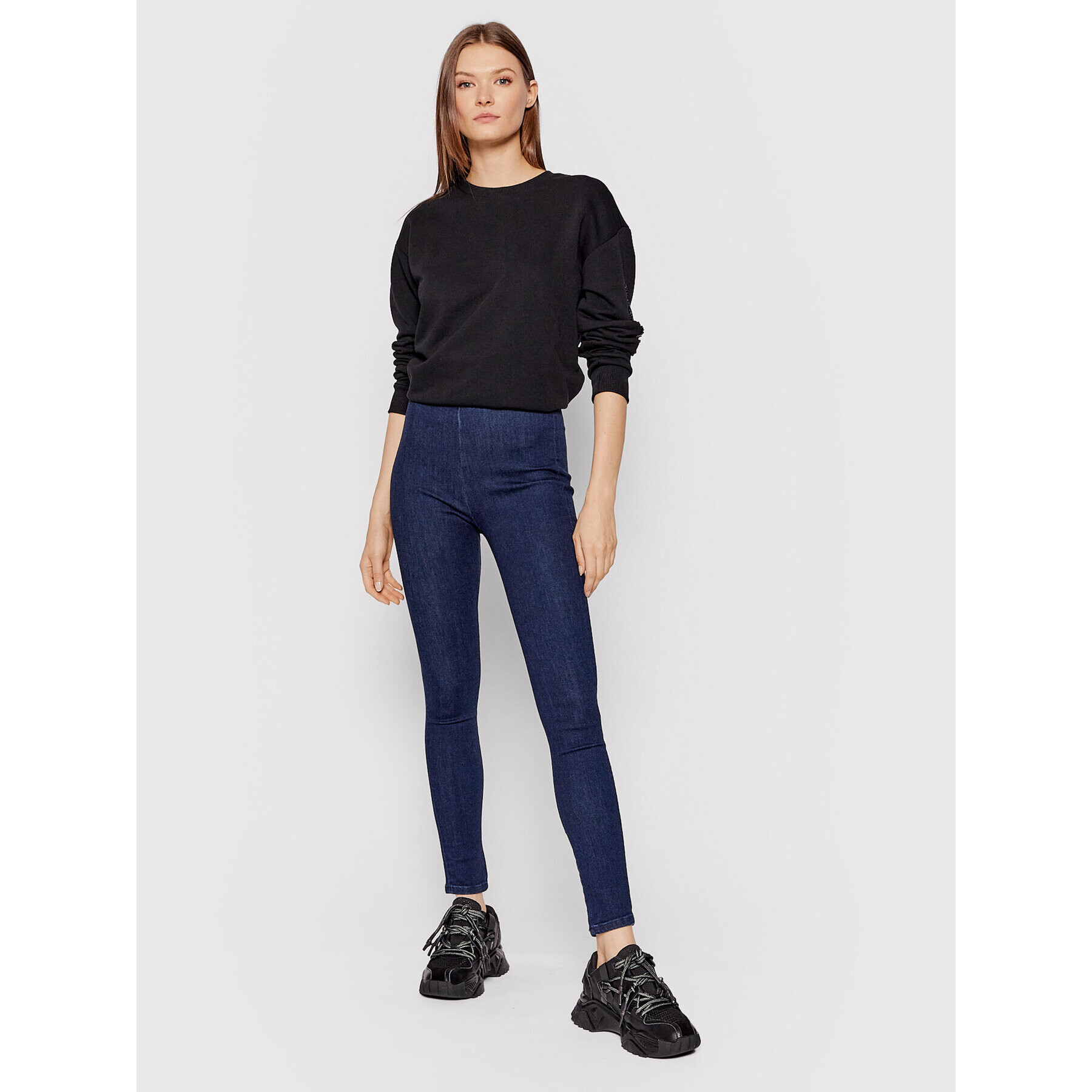 Pepe Jeans Jeggins Kate PL204141 Tmavomodrá Skinny Fit - Pepit.cz