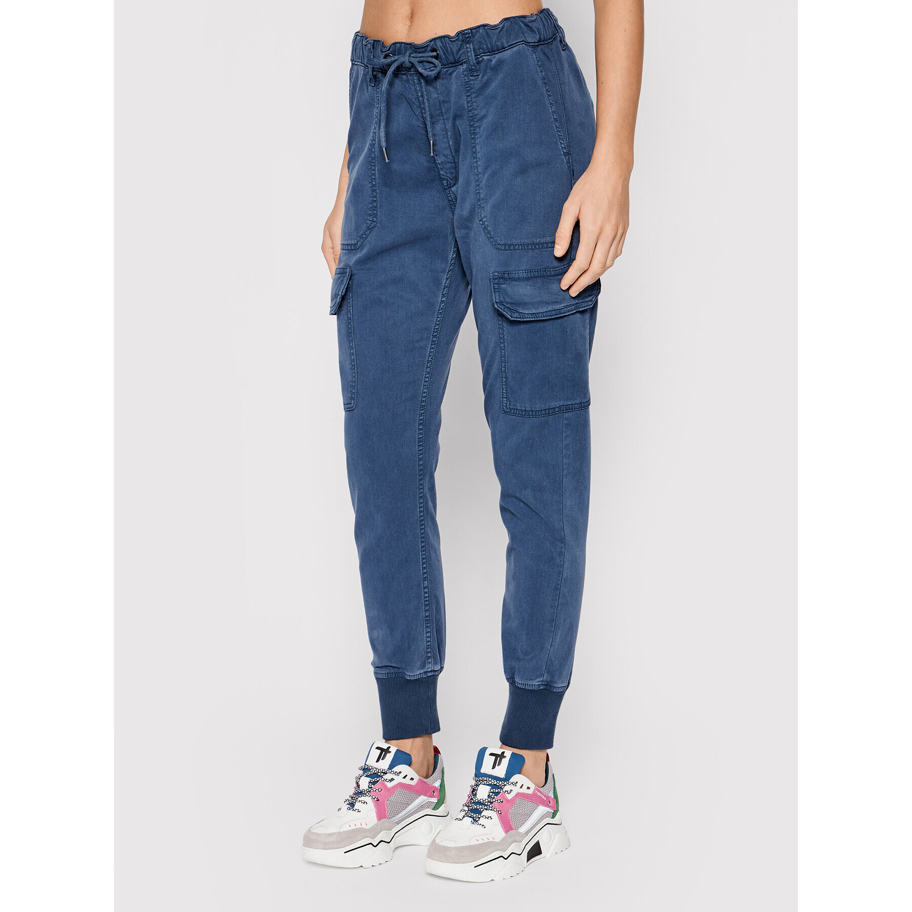 Pepe Jeans Joggers kalhoty New Crusade PL211492 Tmavomodrá Relaxed Fit - Pepit.cz