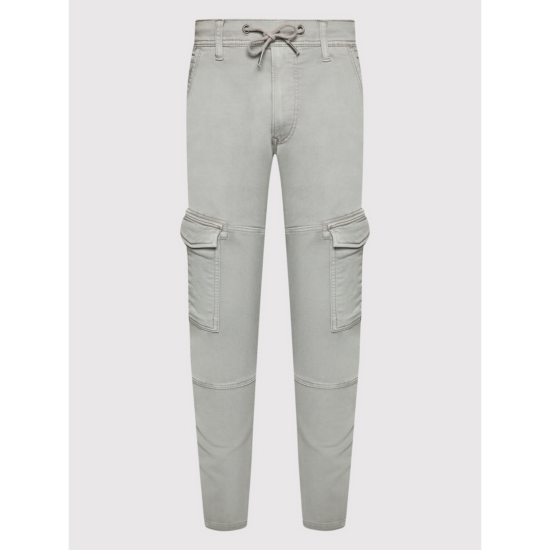 Pepe Jeans Kalhoty z materiálu GYMDIGO Jared PM211486 Šedá Tapered Fit - Pepit.cz