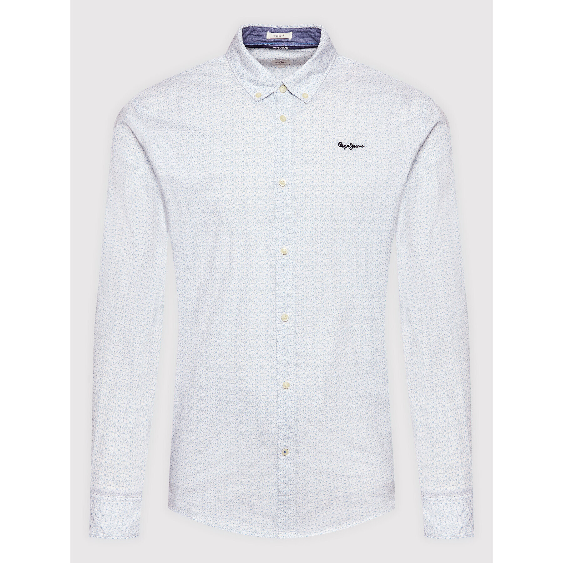 Pepe Jeans Košile Patrick PM307428 Modrá Regular Fit - Pepit.cz