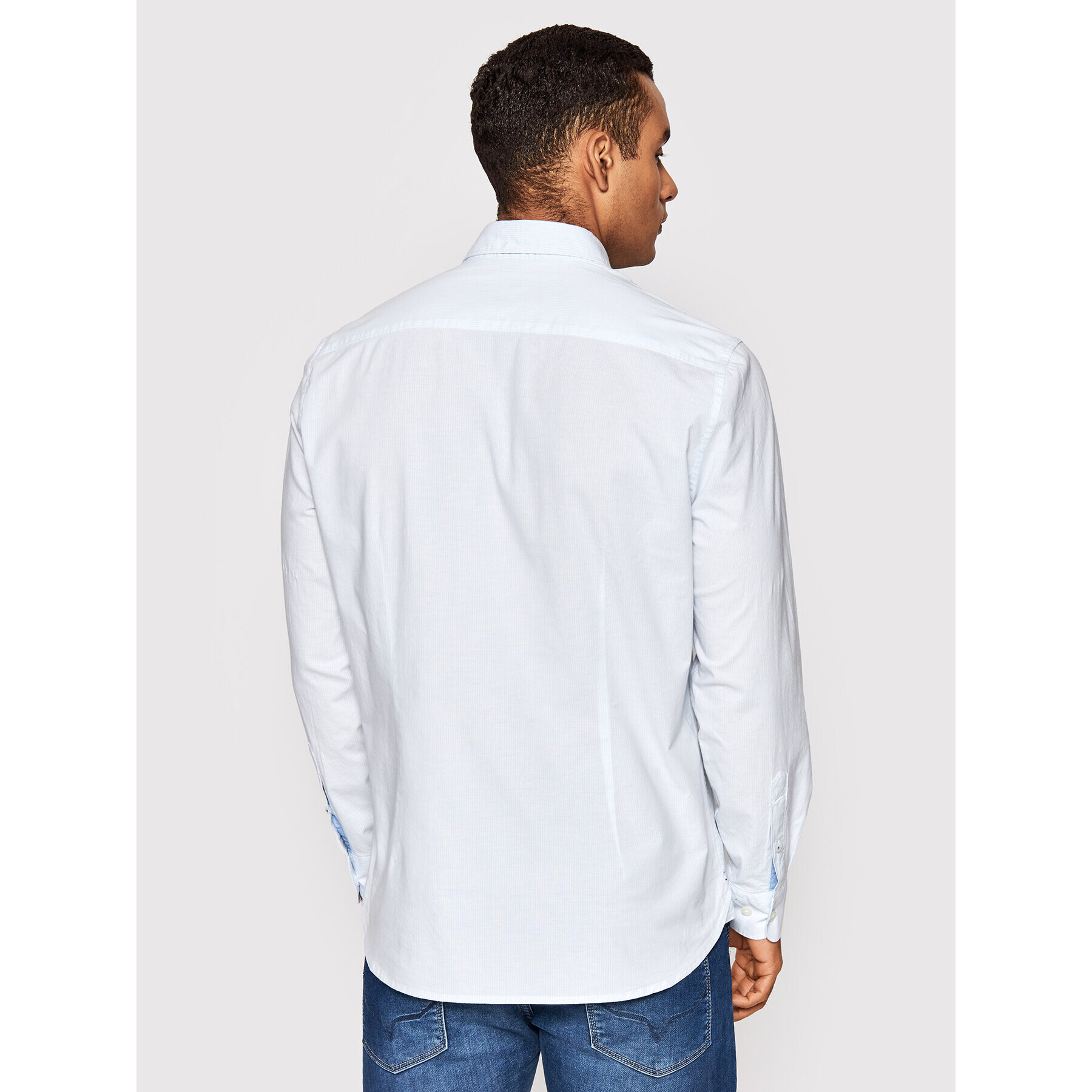 Pepe Jeans Košile Penzance PM307440 Modrá Regular Fit - Pepit.cz