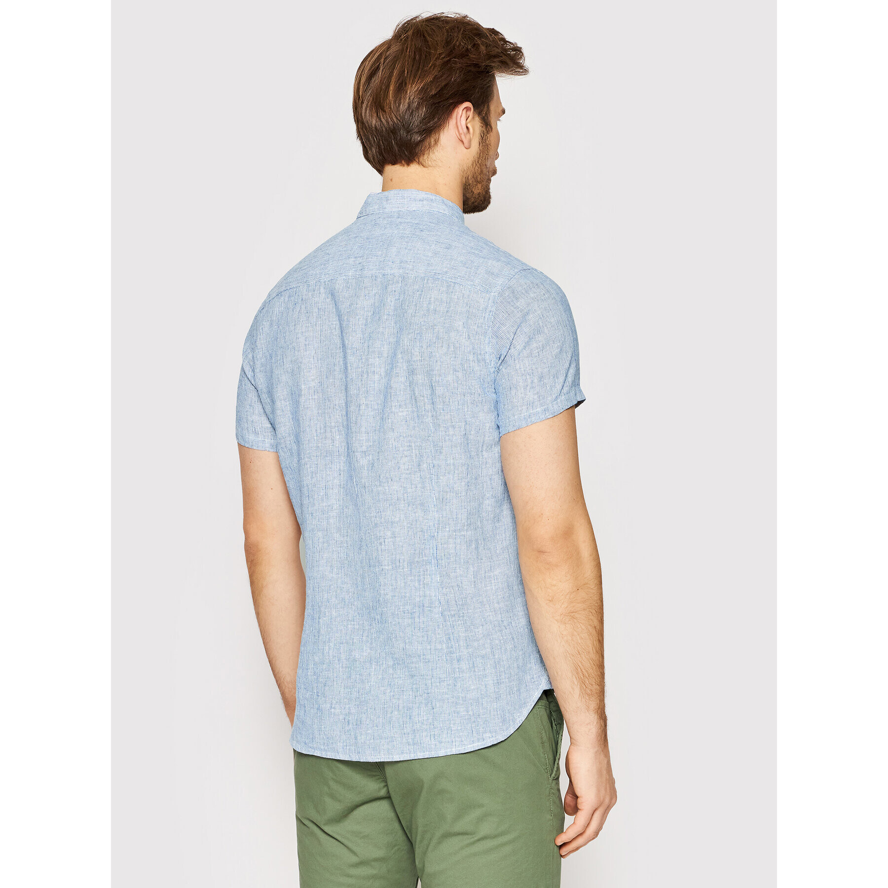 Pepe Jeans Košile Prescot PM307459 Modrá Slim Fit - Pepit.cz