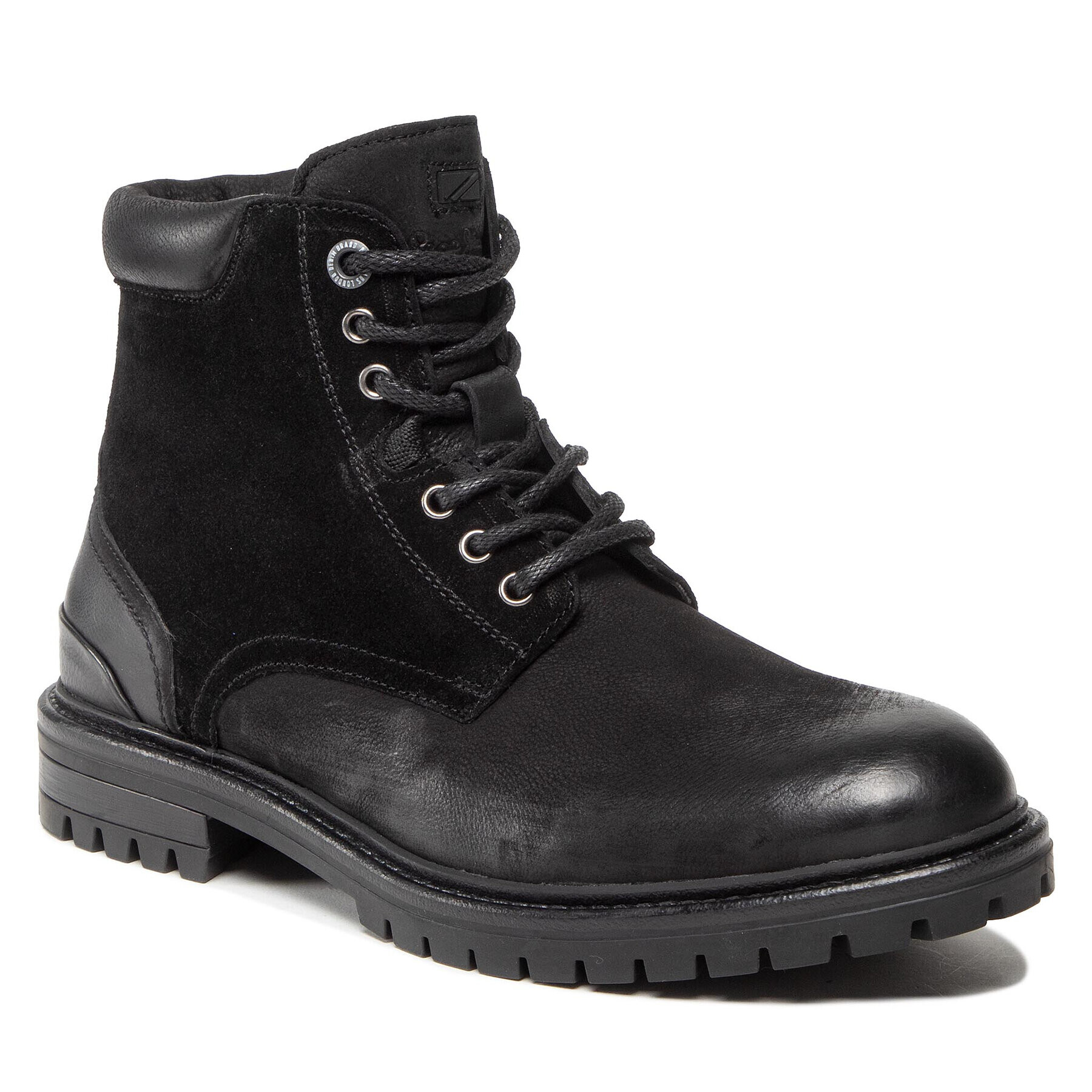 Pepe Jeans Kozačky Ned Boot Antic Warm PMS50222 Černá - Pepit.cz