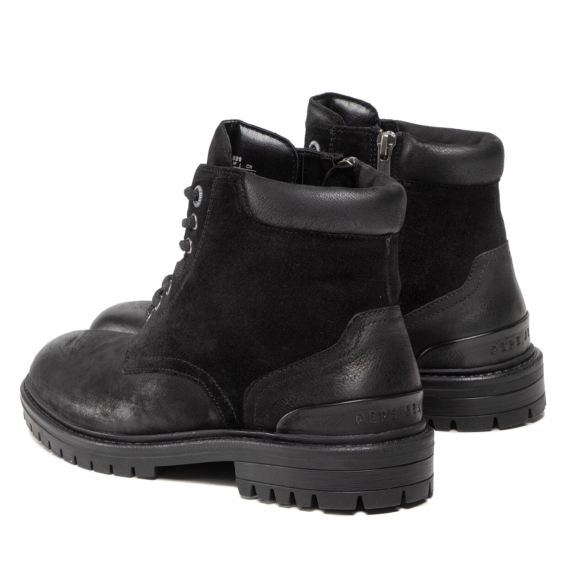 Pepe Jeans Kozačky Ned Boot Antic Warm PMS50222 Černá - Pepit.cz