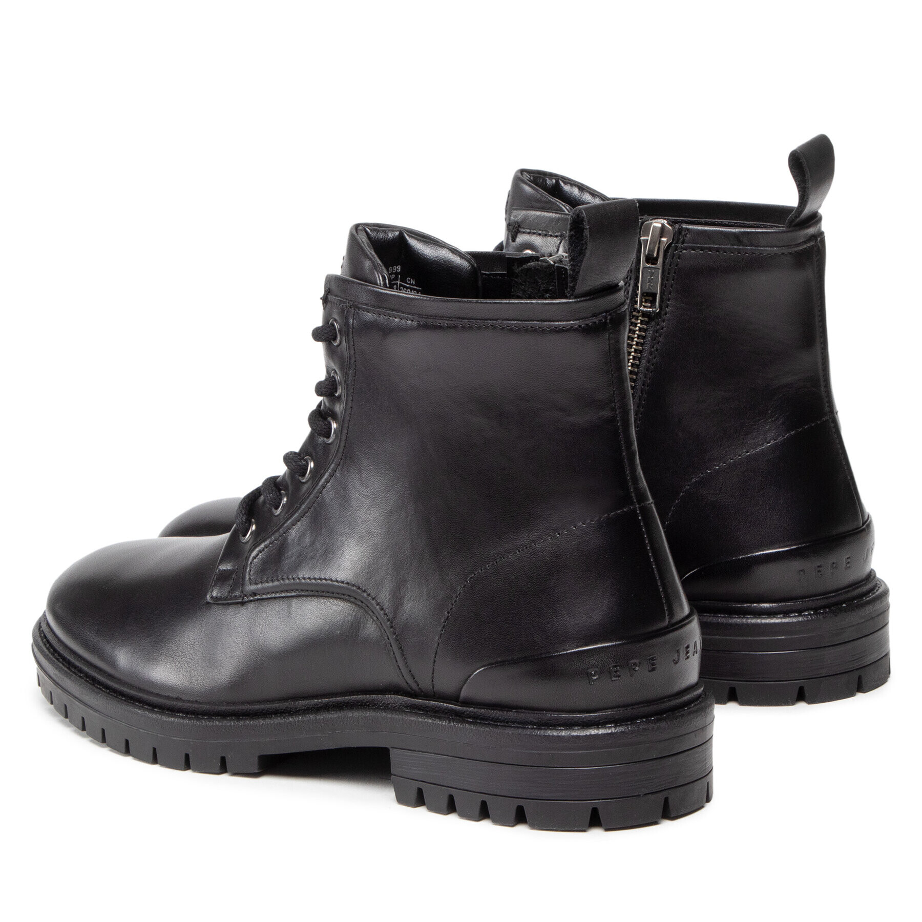 Pepe Jeans Kozačky Ned Boot Relief PMS50223 Černá - Pepit.cz