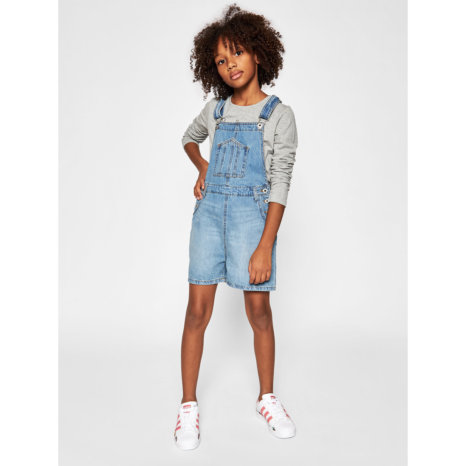 Pepe Jeans Lacláče Sarah Dungaree PG201448 Tmavomodrá Regular Fit - Pepit.cz