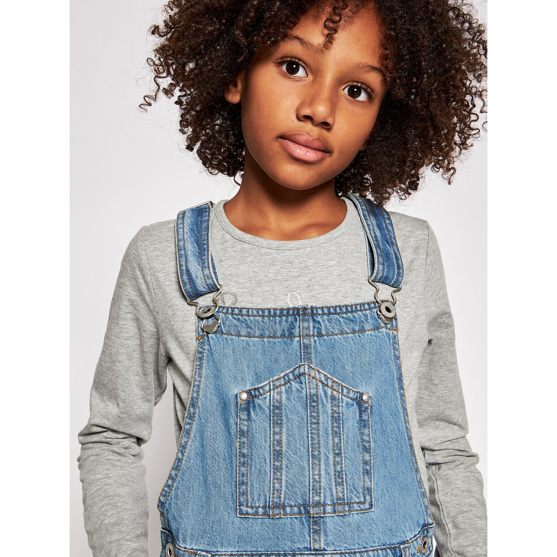 Pepe Jeans Lacláče Sarah Dungaree PG201448 Tmavomodrá Regular Fit - Pepit.cz