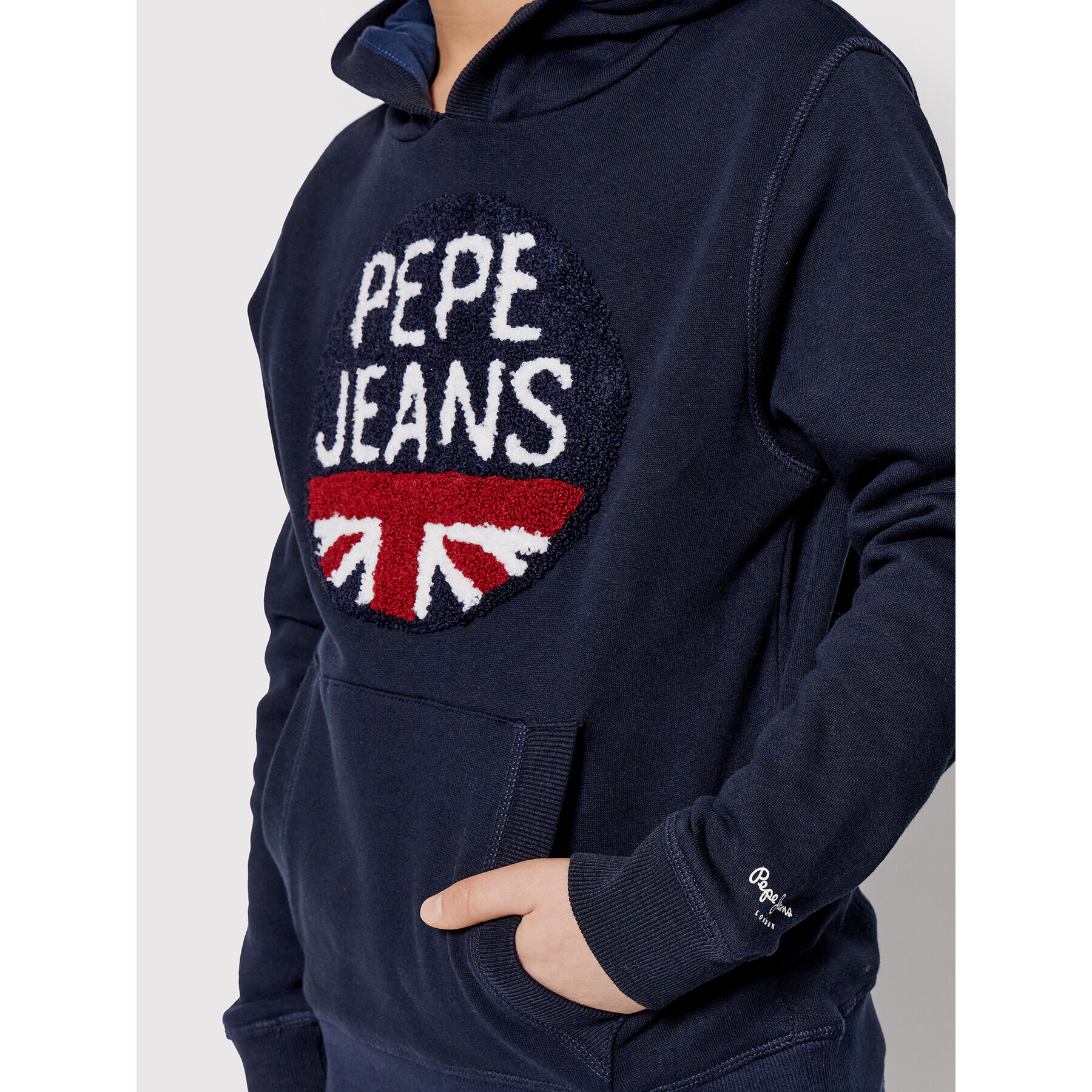 Pepe Jeans Mikina Alexander PB581258 Tmavomodrá Regular Fit - Pepit.cz