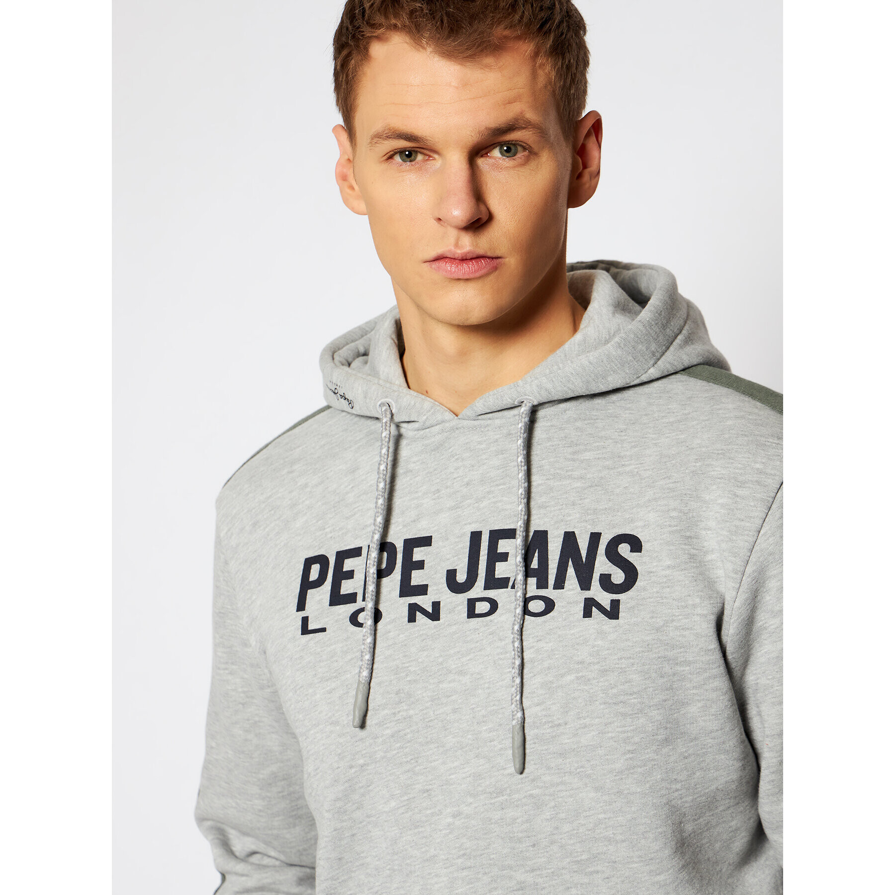 Pepe Jeans Mikina Andre PM582003 Šedá Regular Fit - Pepit.cz