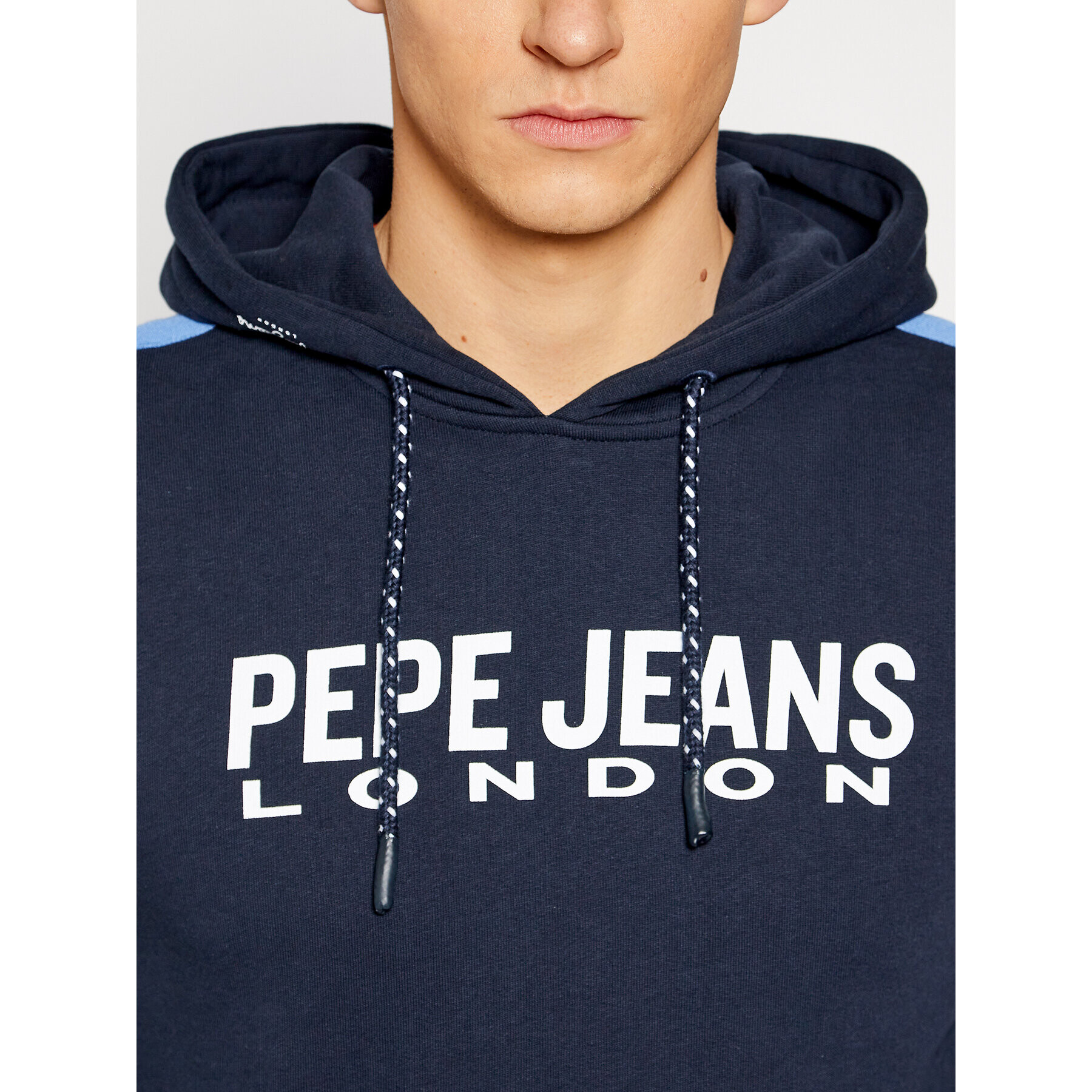 Pepe Jeans Mikina Andre PM582003 Tmavomodrá Regular Fit - Pepit.cz