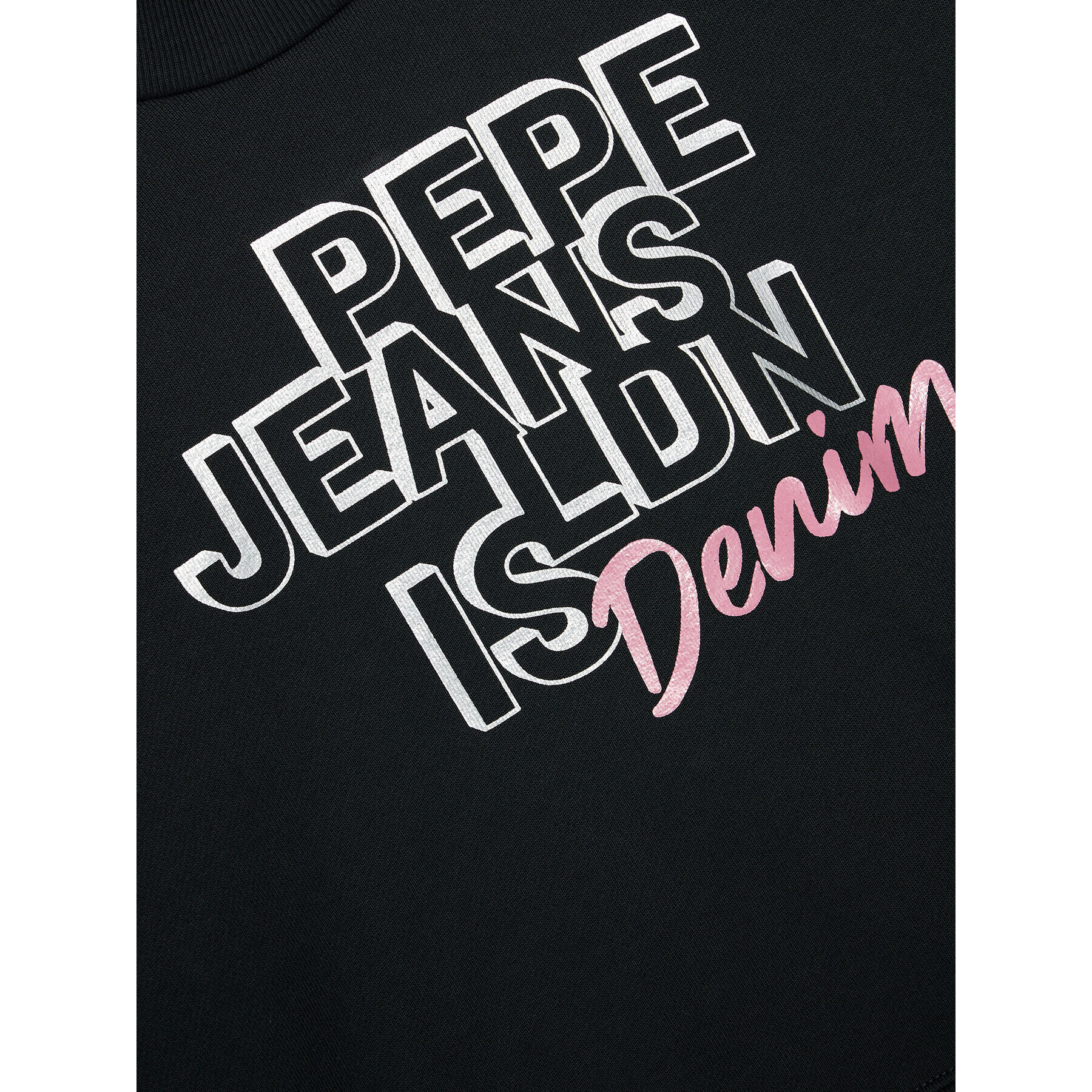 Pepe Jeans Mikina Donna PG581195 Černá Regular Fit - Pepit.cz