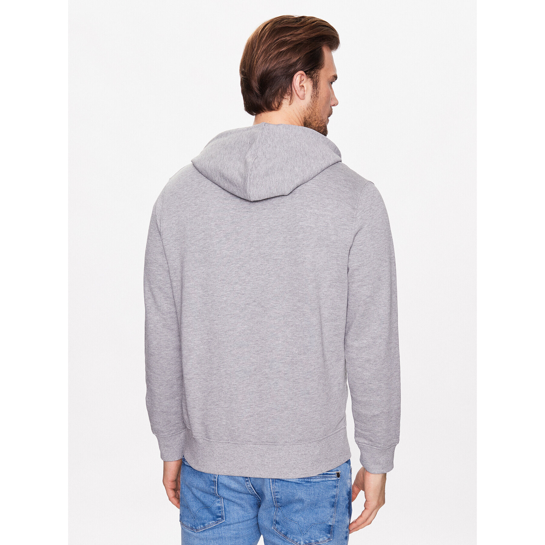 Pepe Jeans Mikina Edward Zip PM582382 Šedá Regular Fit - Pepit.cz