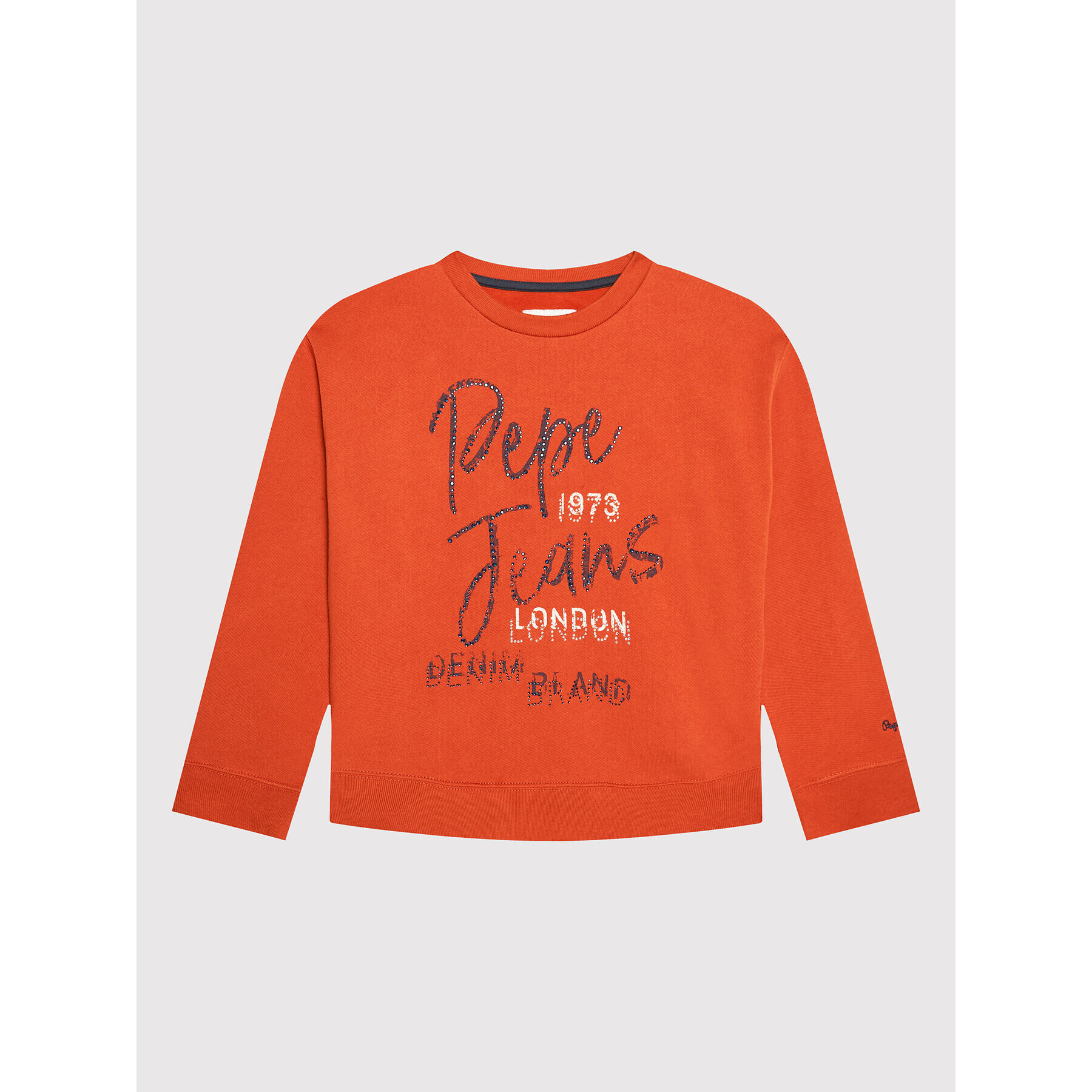 Pepe Jeans Mikina Elisabeth PG581201 Oranžová Regular Fit - Pepit.cz