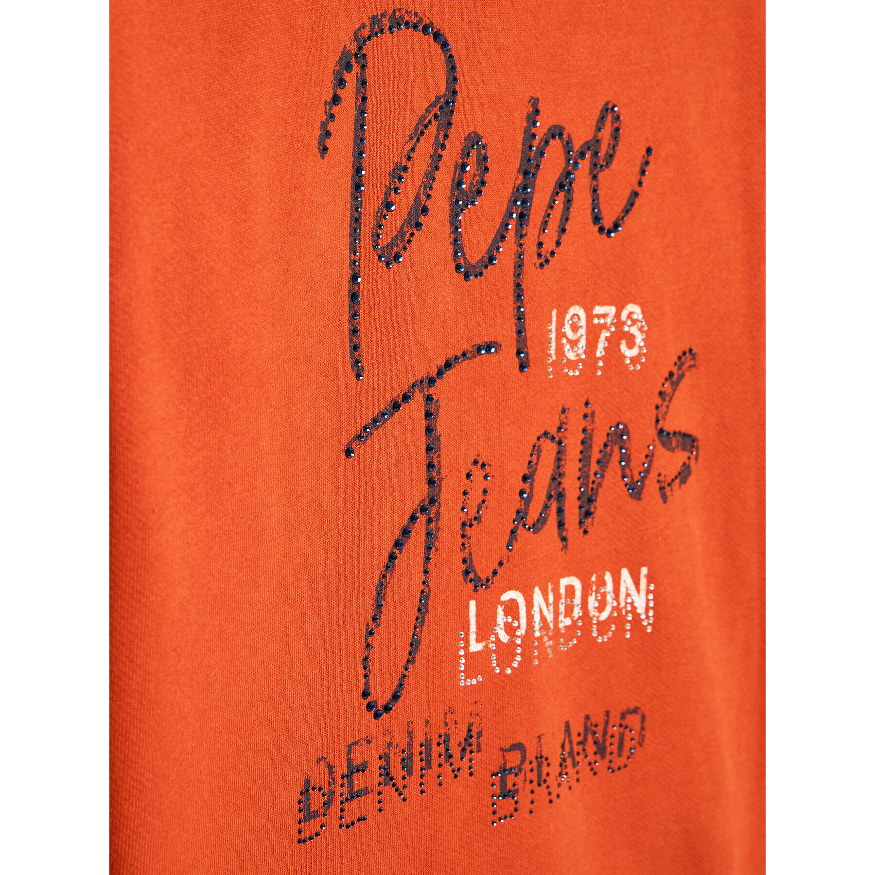 Pepe Jeans Mikina Elisabeth PG581201 Oranžová Regular Fit - Pepit.cz