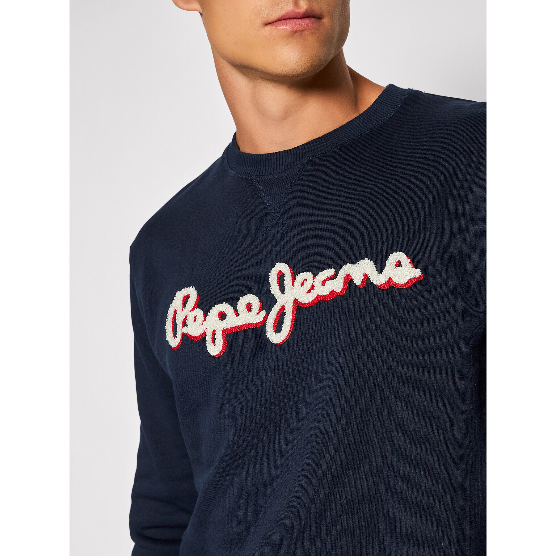 Pepe Jeans Mikina Lamont PM581649 Tmavomodrá Regular Fit - Pepit.cz