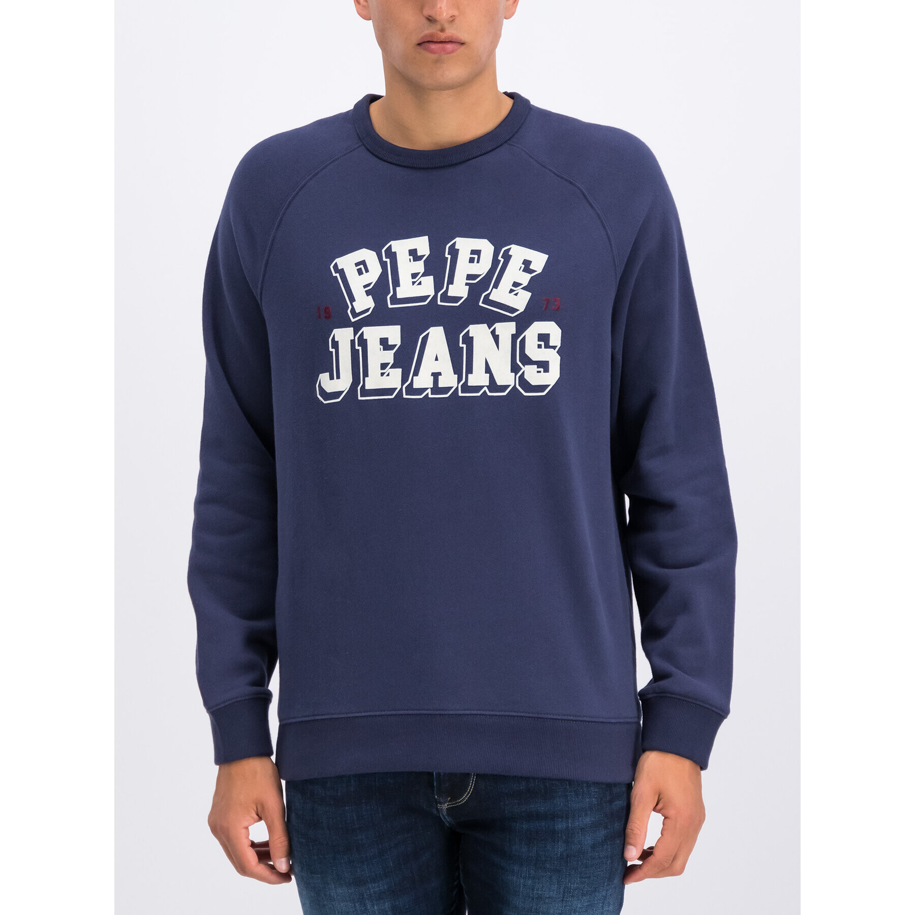 Pepe Jeans Mikina Linus PM581654 Tmavomodrá Regular Fit - Pepit.cz