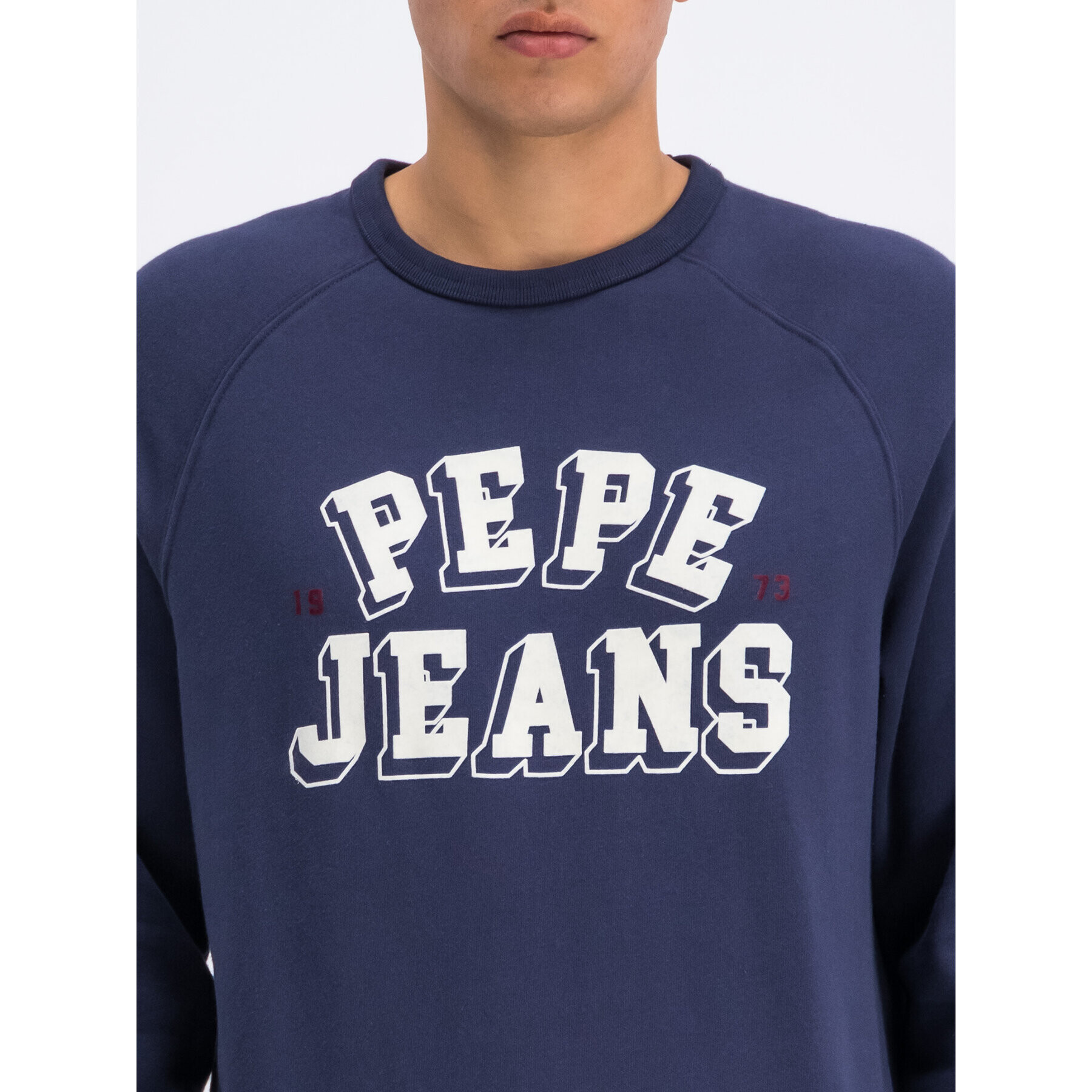 Pepe Jeans Mikina Linus PM581654 Tmavomodrá Regular Fit - Pepit.cz