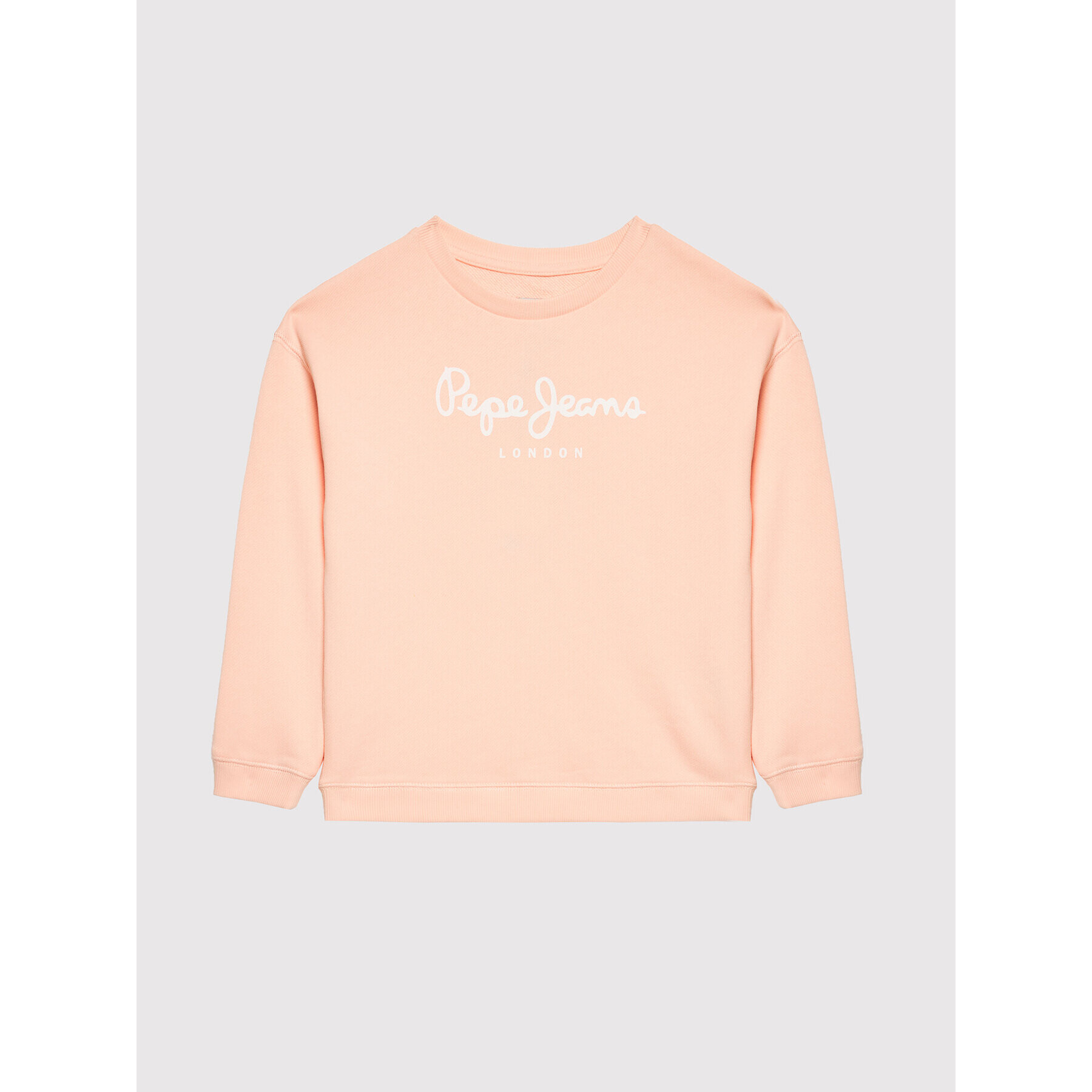 Pepe Jeans Mikina Logo Rose PG581246 Růžová Regular Fit - Pepit.cz