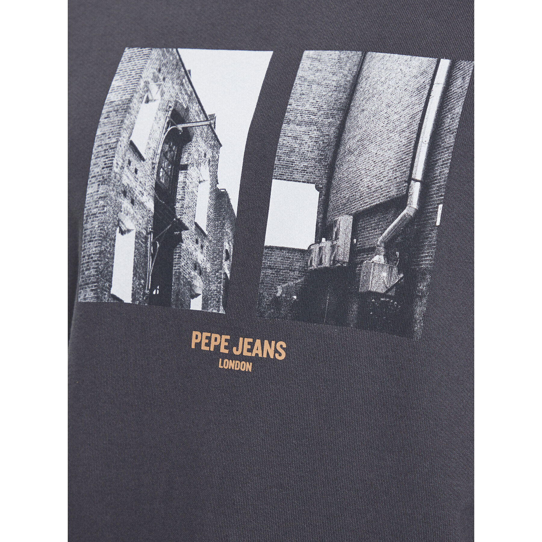 Pepe Jeans Mikina Meelo PM582474 Šedá Regular Fit - Pepit.cz