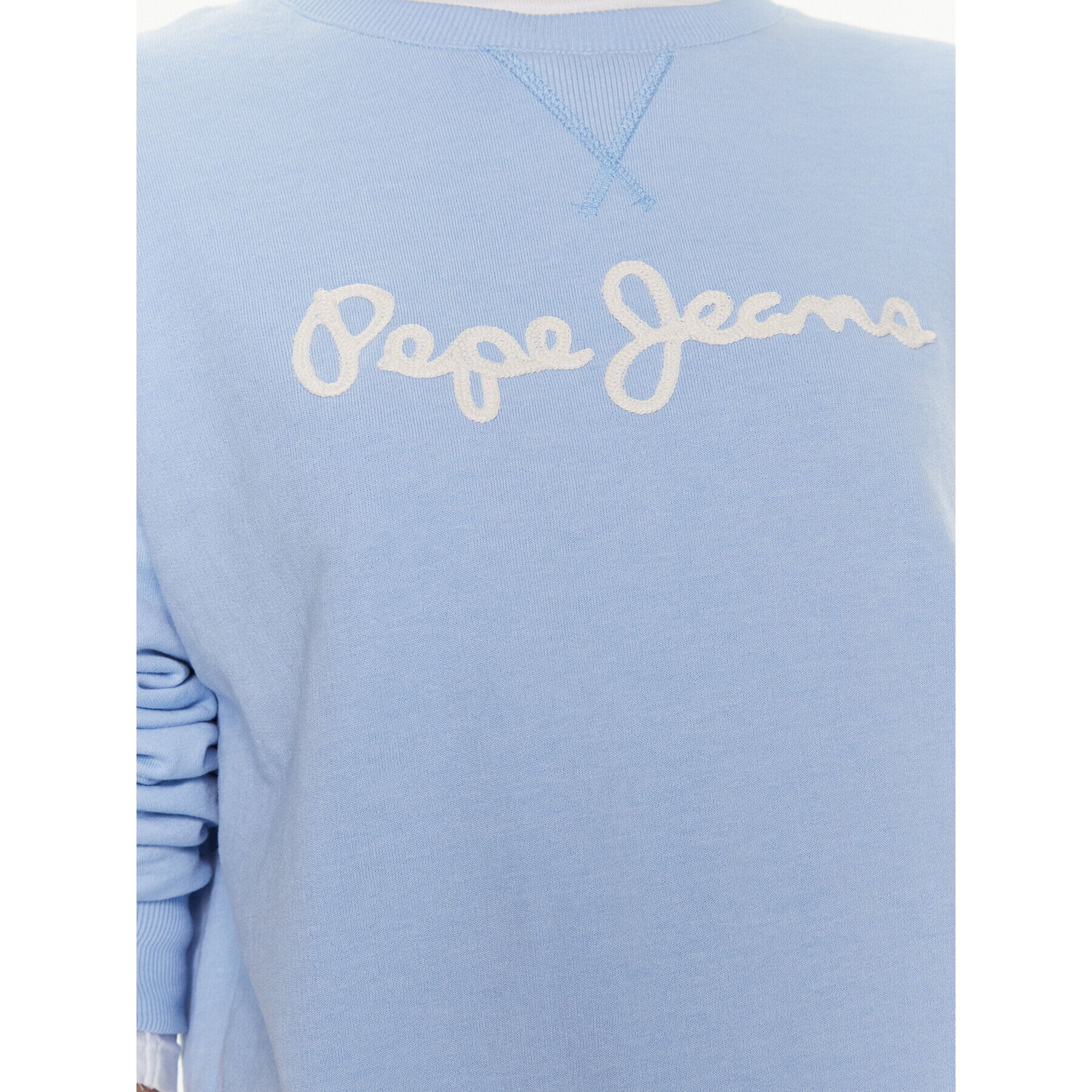 Pepe Jeans Mikina Nanettes PL581347 Modrá Regular Fit - Pepit.cz