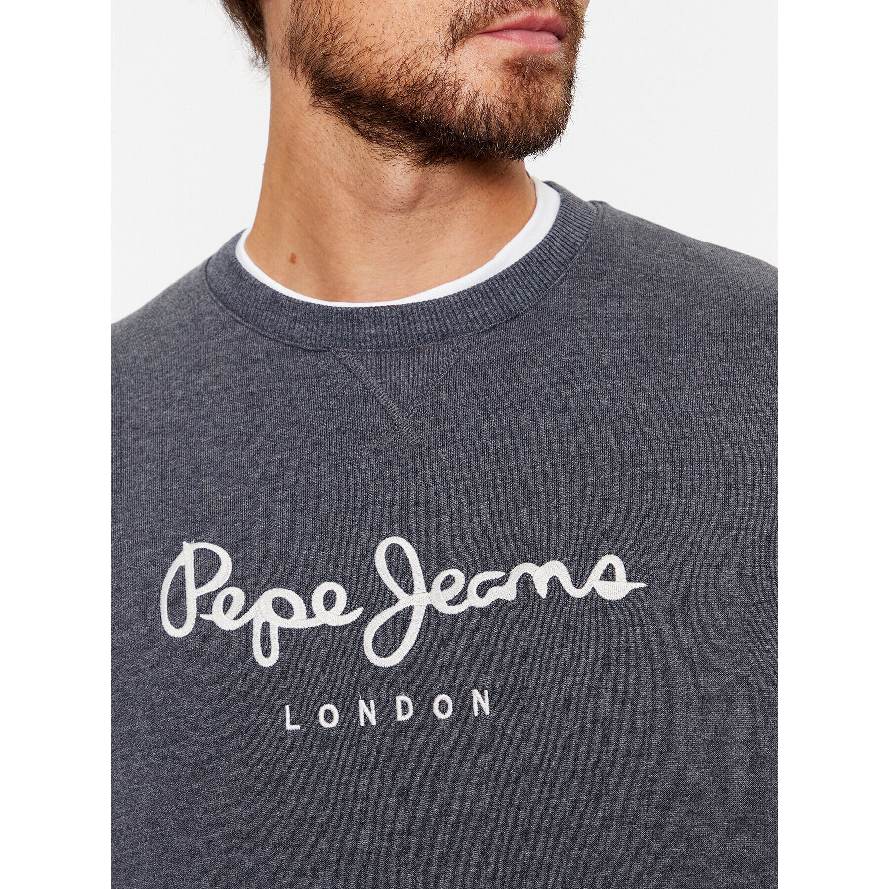 Pepe Jeans Mikina Nouvel PM582522 Tmavomodrá Regular Fit - Pepit.cz