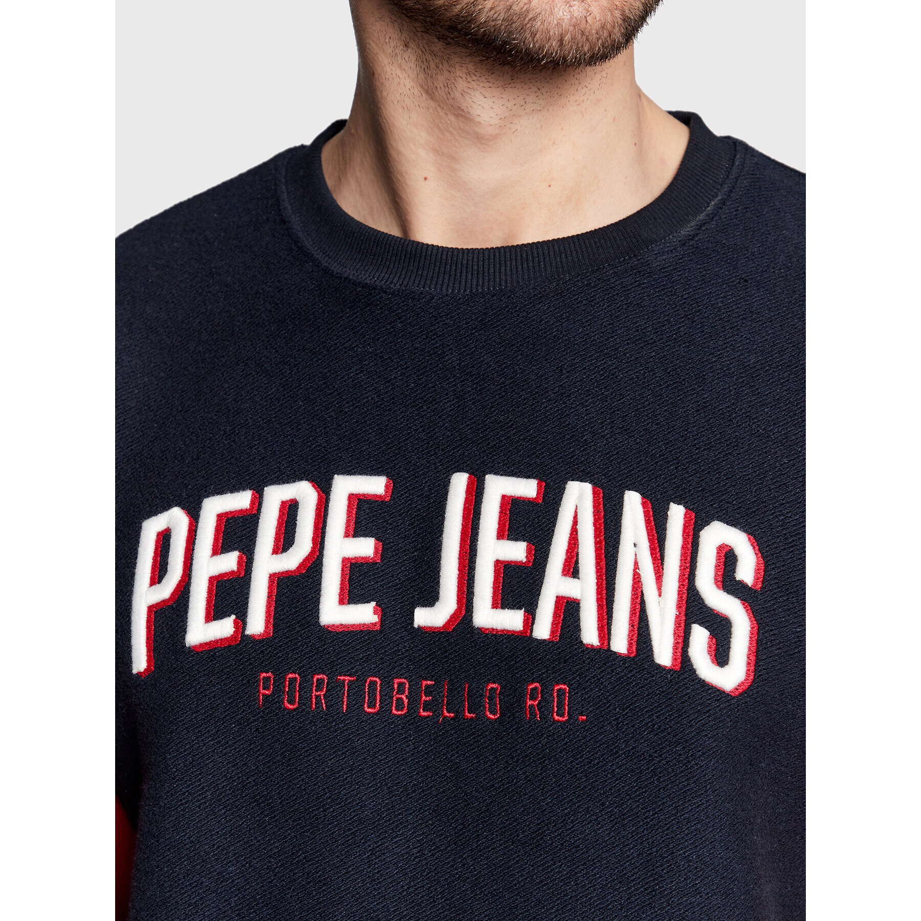 Pepe Jeans Mikina Perseus PM582262 Tmavomodrá Regular Fit - Pepit.cz