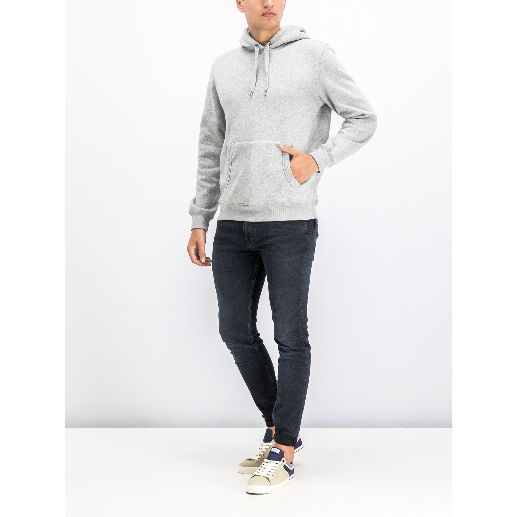 Pepe Jeans Mikina PM581155 Šedá Regular Fit - Pepit.cz