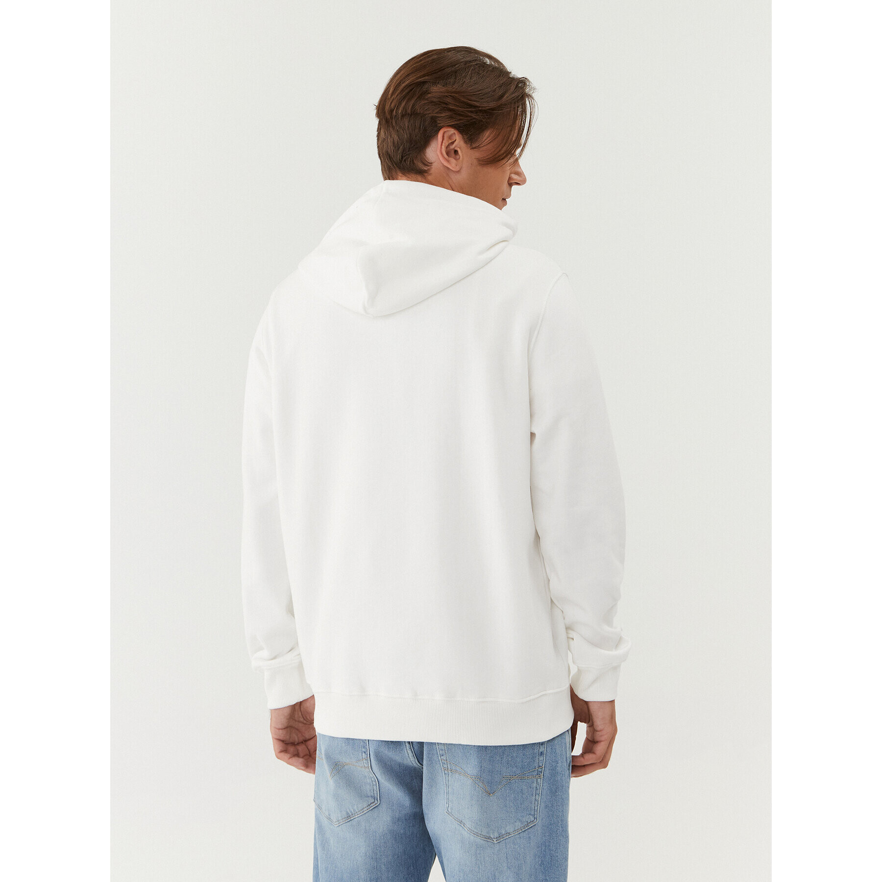 Pepe Jeans Mikina Ryan Hoodie PM582328 Bílá Regular Fit - Pepit.cz