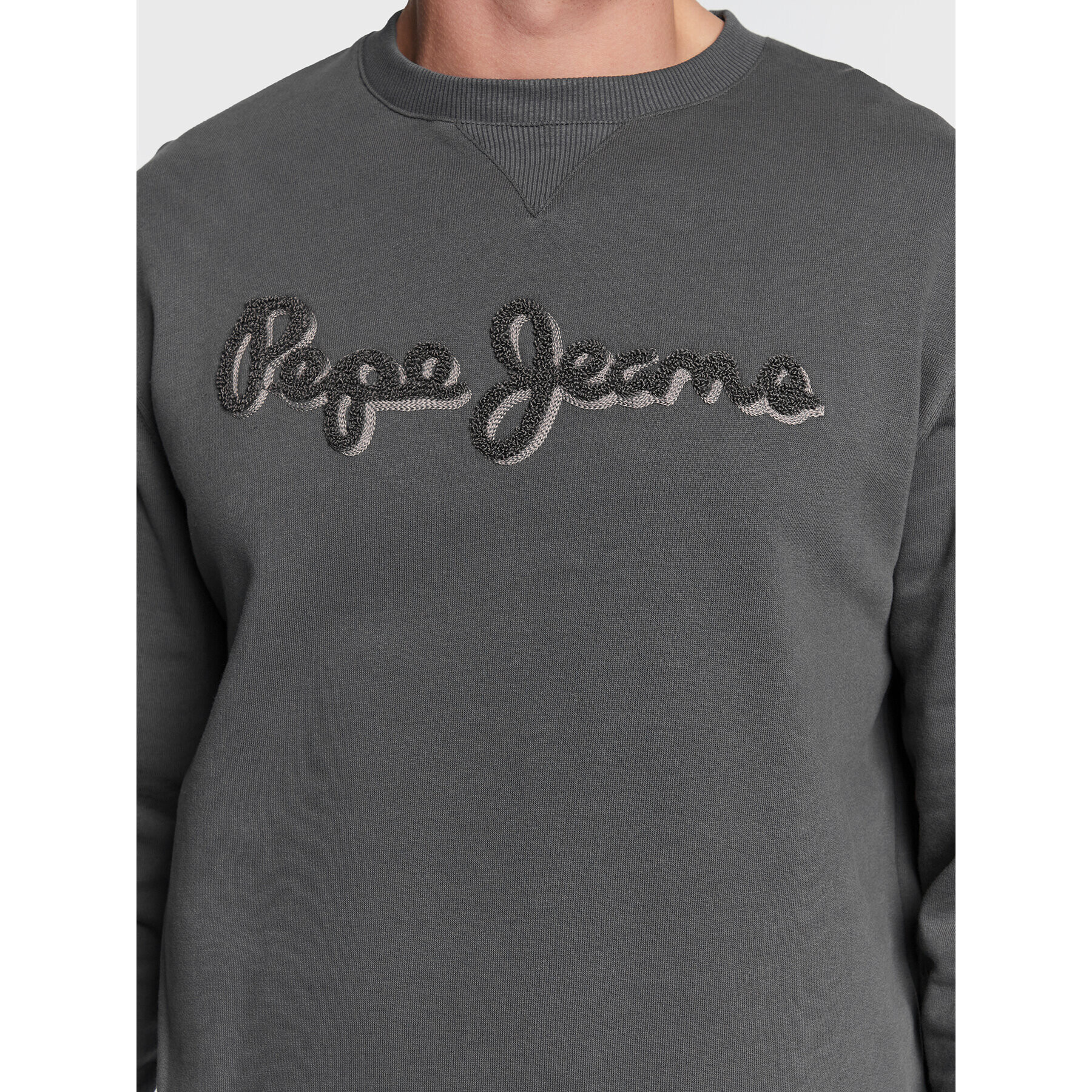 Pepe Jeans Mikina Ryan PM582327 Šedá Regular Fit - Pepit.cz