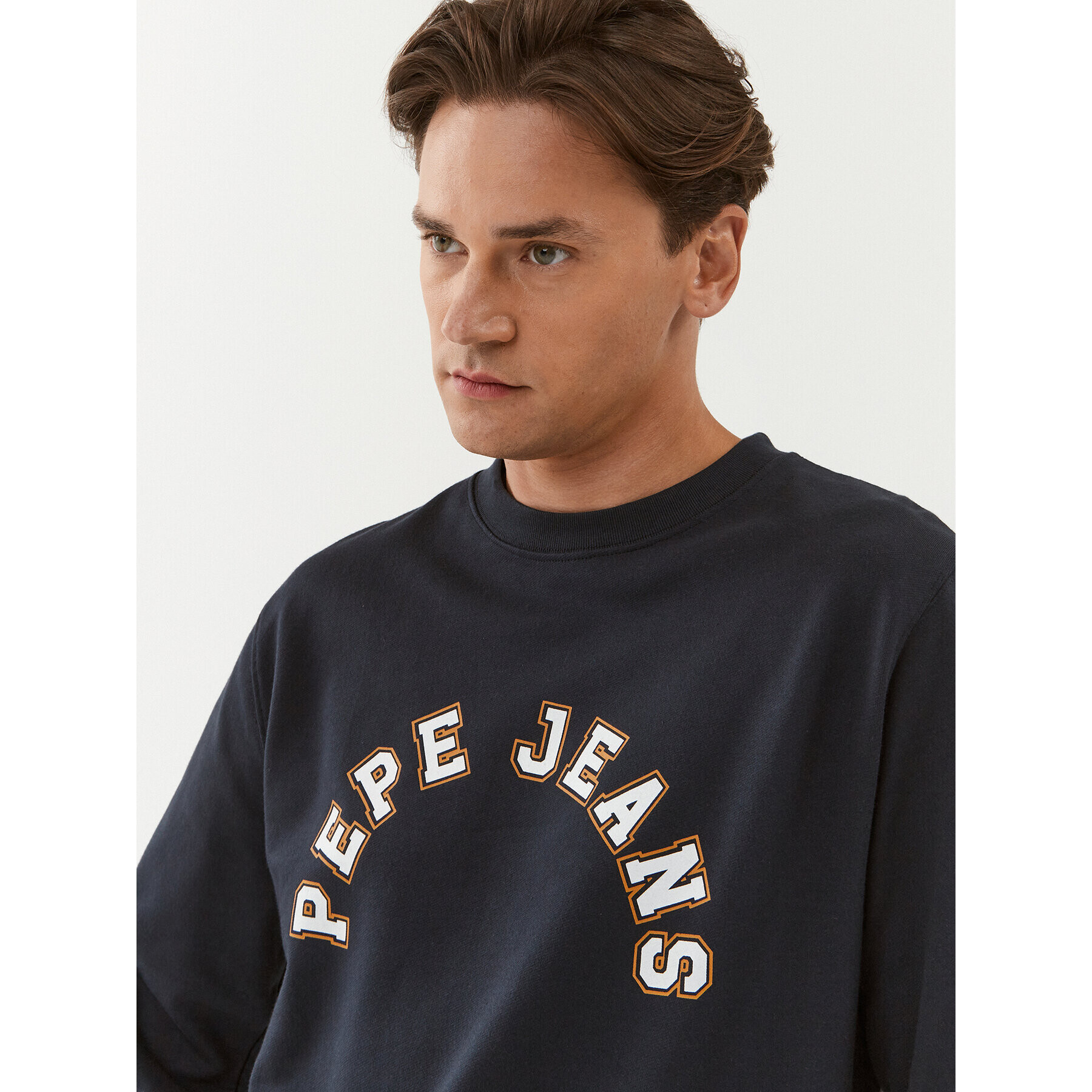 Pepe Jeans Mikina Westend Sweat PM582524 Tmavomodrá Regular Fit - Pepit.cz