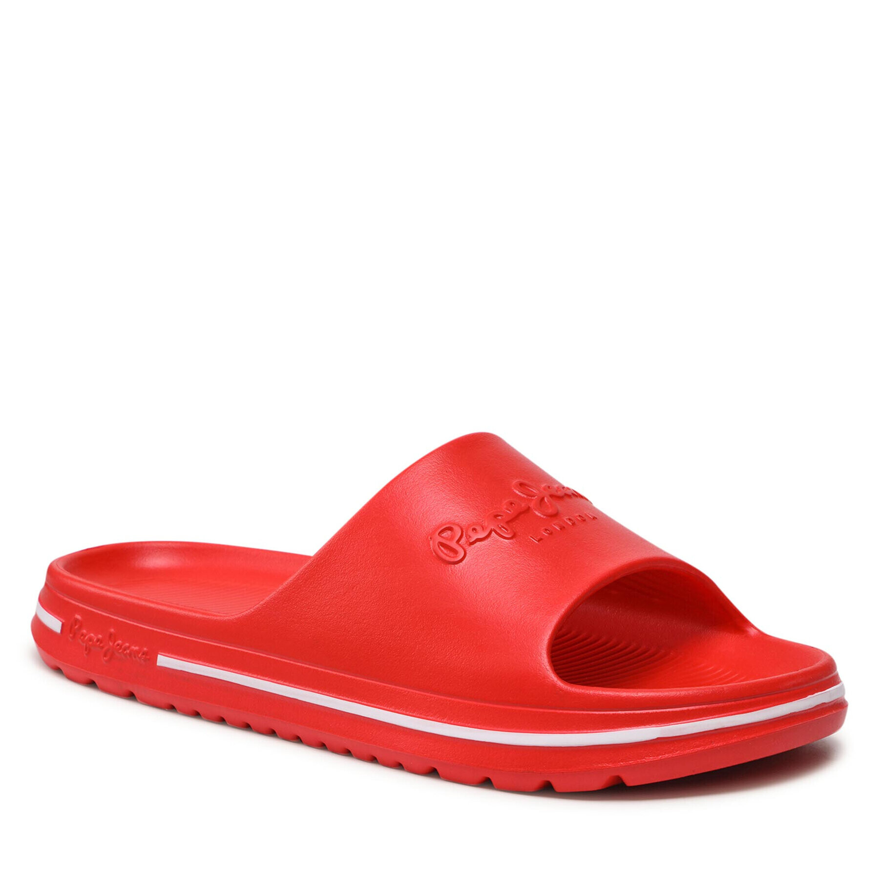 Pepe Jeans Nazouváky Beach Slide PMS70119 Červená - Pepit.cz