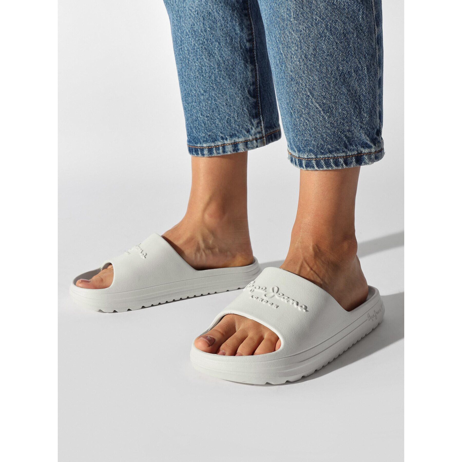 Pepe Jeans Nazouváky Beach Slide W PLS70131 Bílá - Pepit.cz