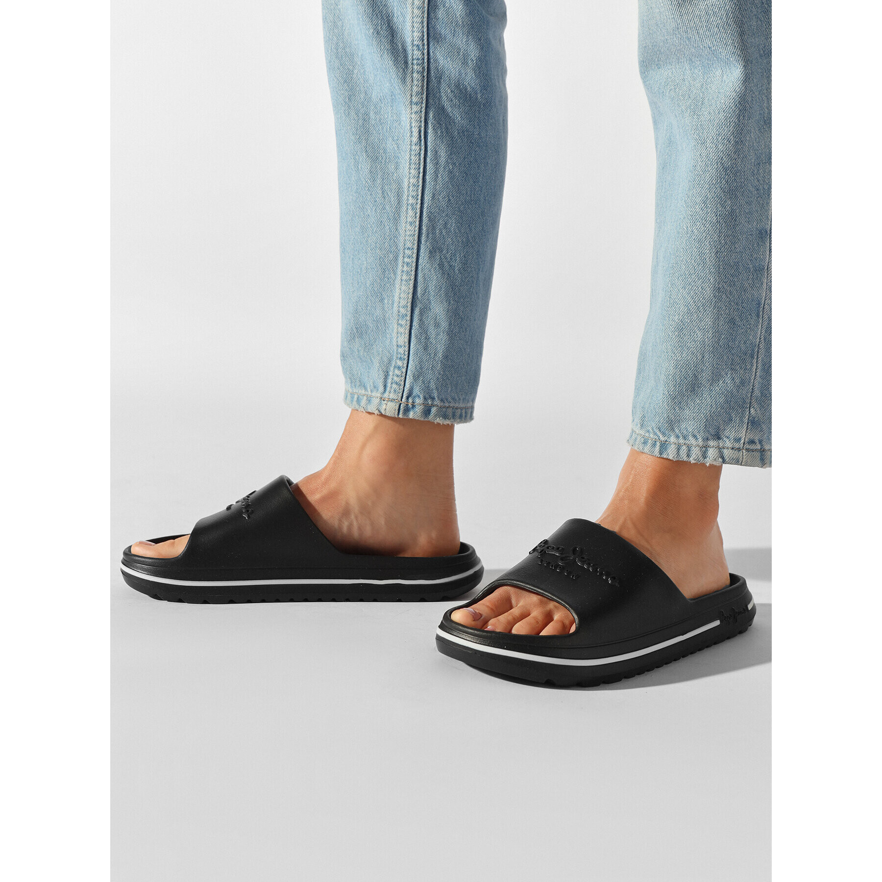 Pepe Jeans Nazouváky Beach Slide W PLS70131 Černá - Pepit.cz