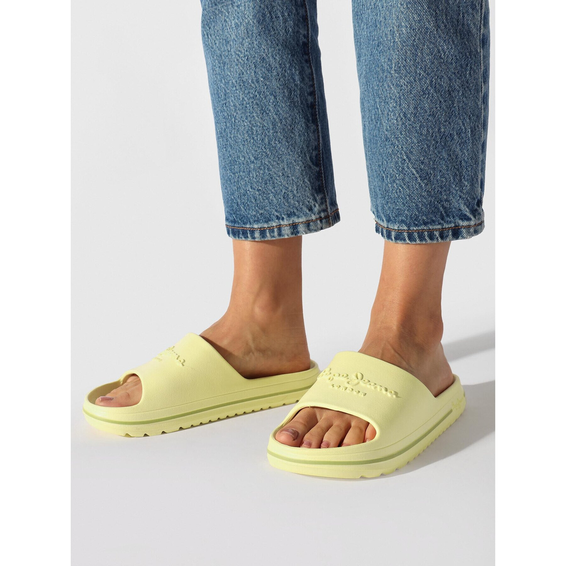 Pepe Jeans Nazouváky Beach Slide W PLS70131 Žlutá - Pepit.cz