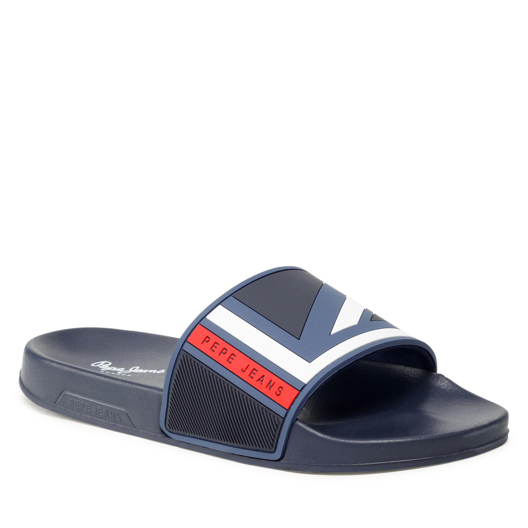 Pepe Jeans Nazouváky Slider Flag PMS70107 Tmavomodrá - Pepit.cz