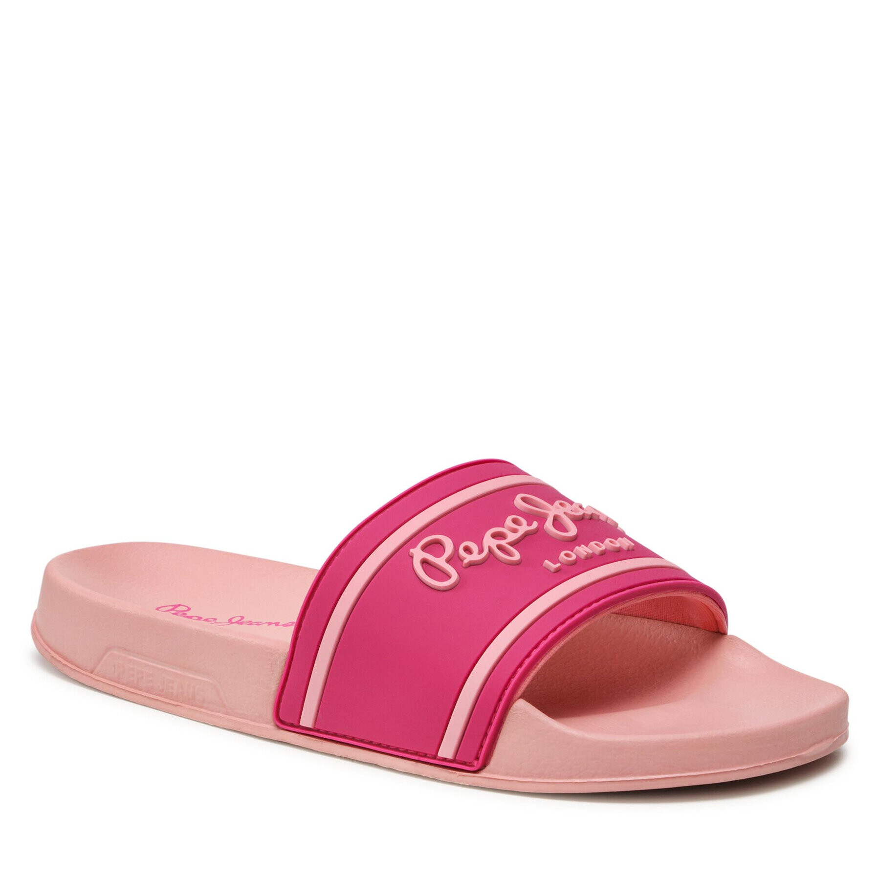 Pepe Jeans Nazouváky Slider Logo Woman PLS70112 Růžová - Pepit.cz