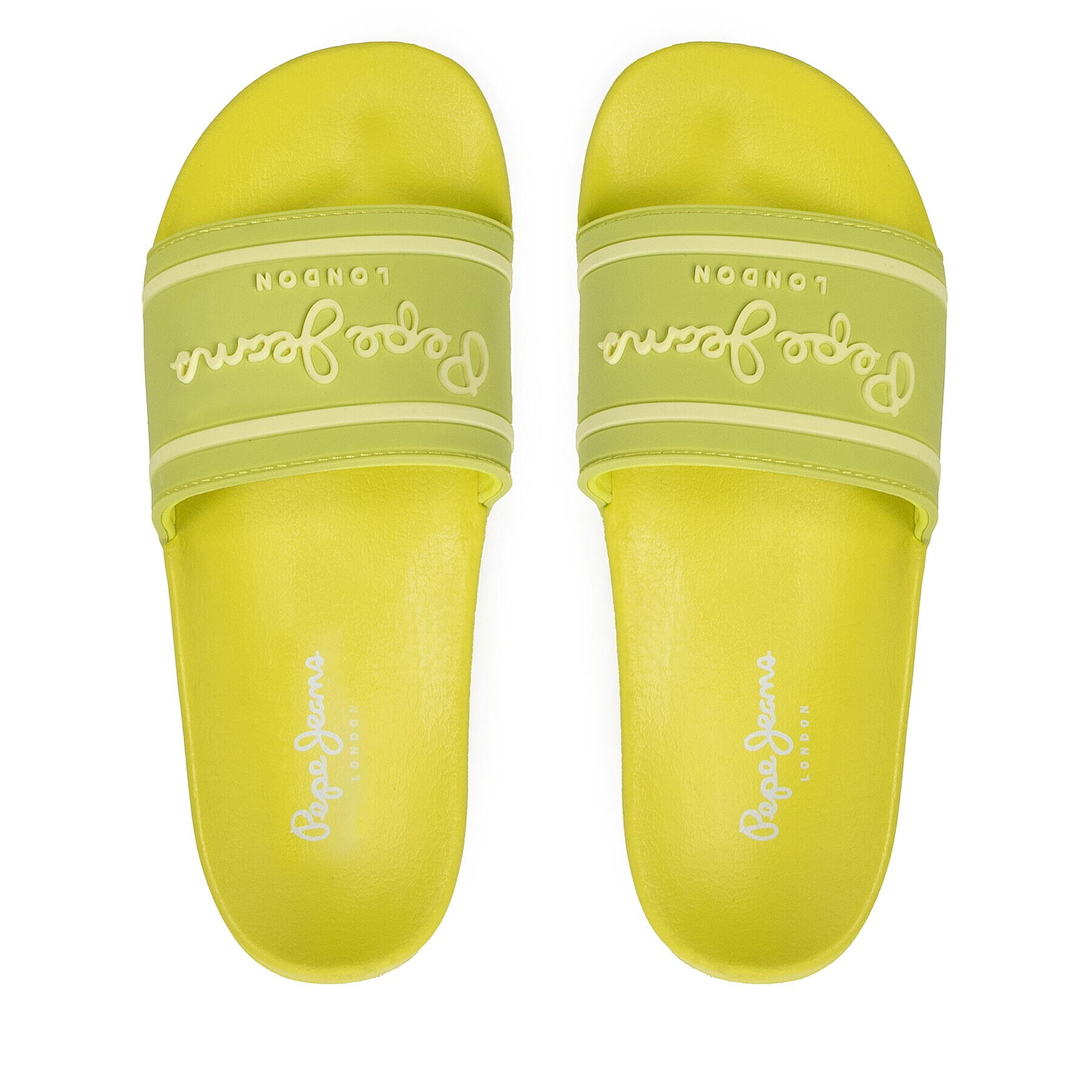 Pepe Jeans Nazouváky Slider Logo Woman PLS70112 Zelená - Pepit.cz