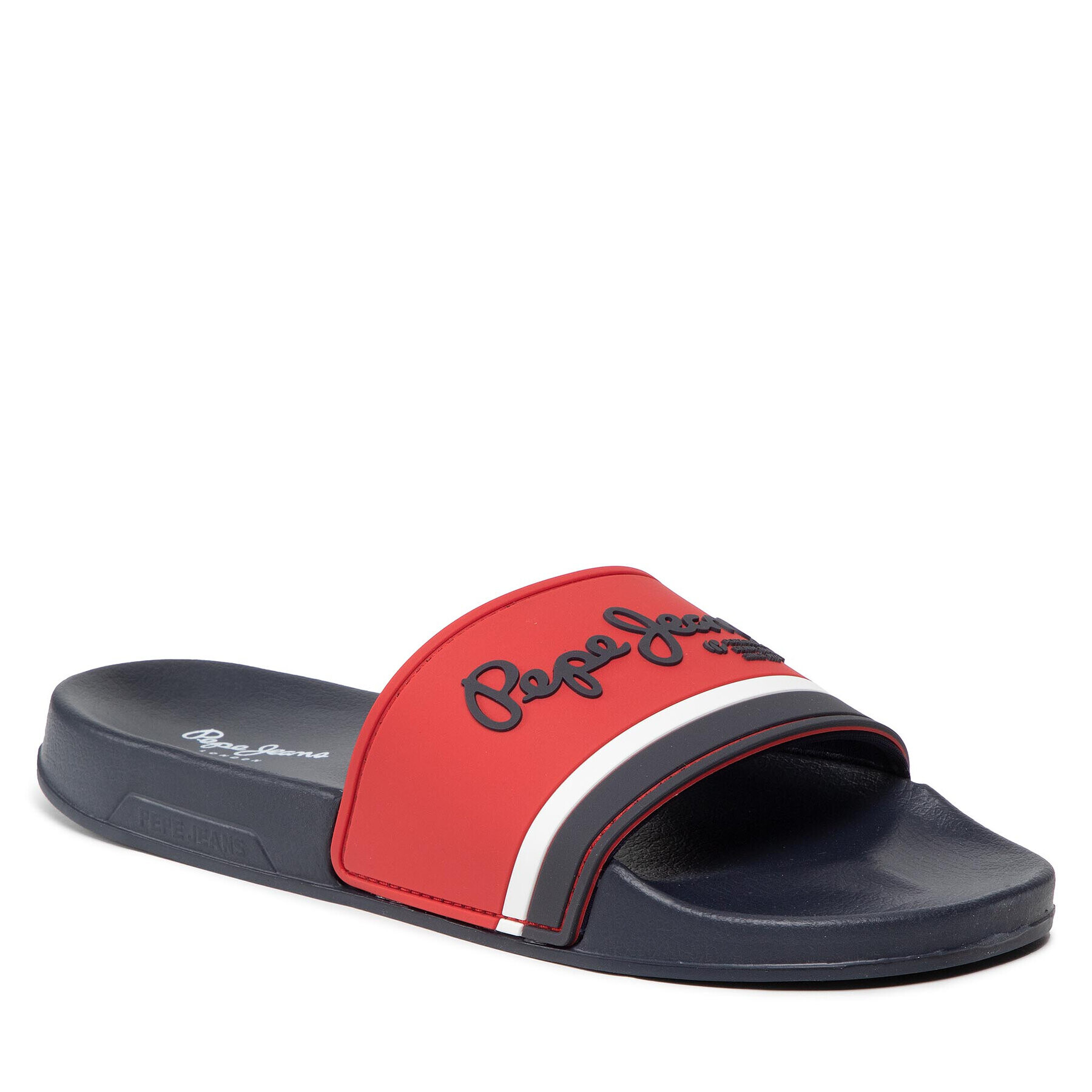 Pepe Jeans Nazouváky Slider Portobello PMS70108 Červená - Pepit.cz