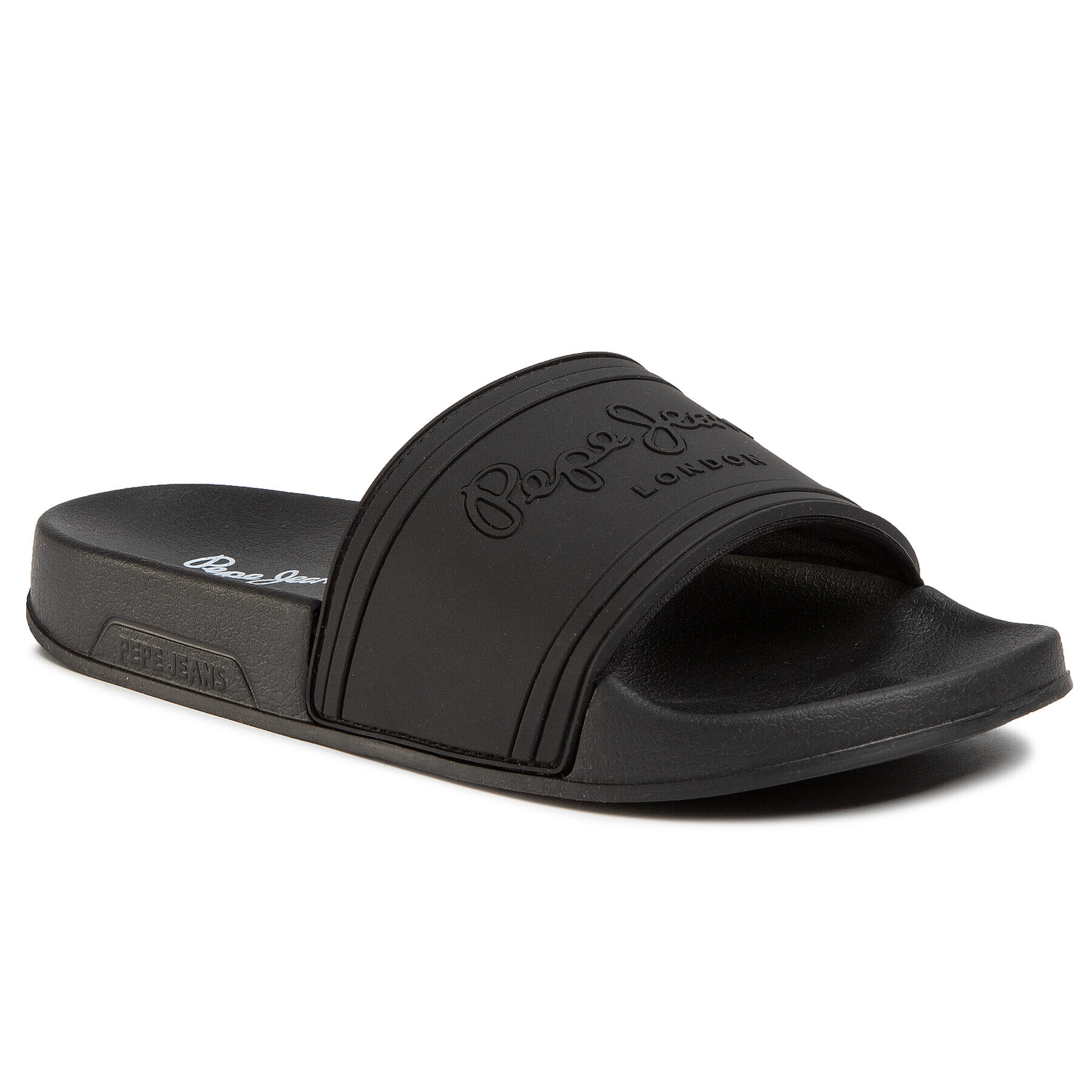 Pepe Jeans Nazouváky Slider Unisex PLS70081 Černá - Pepit.cz