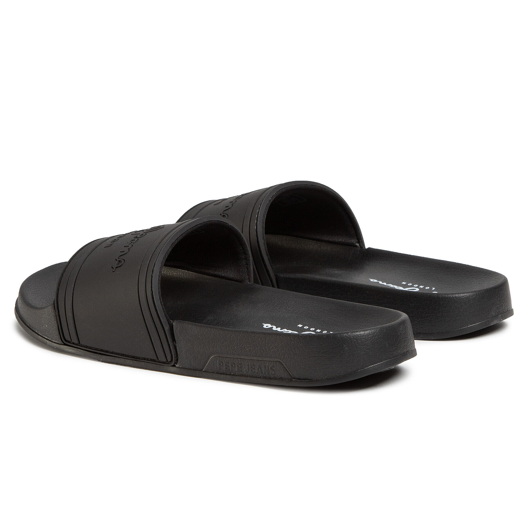 Pepe Jeans Nazouváky Slider Unisex PLS70081 Černá - Pepit.cz