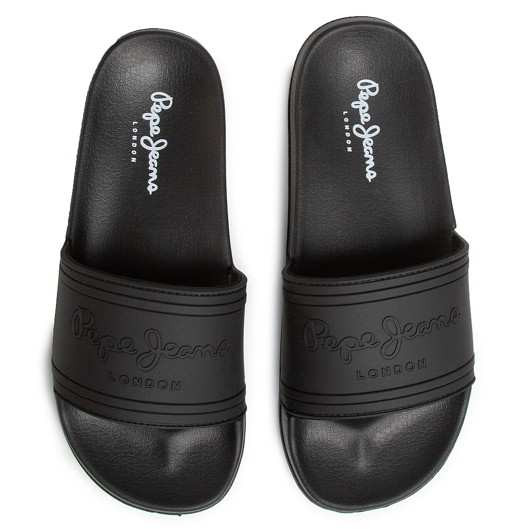 Pepe Jeans Nazouváky Slider Unisex PLS70081 Černá - Pepit.cz