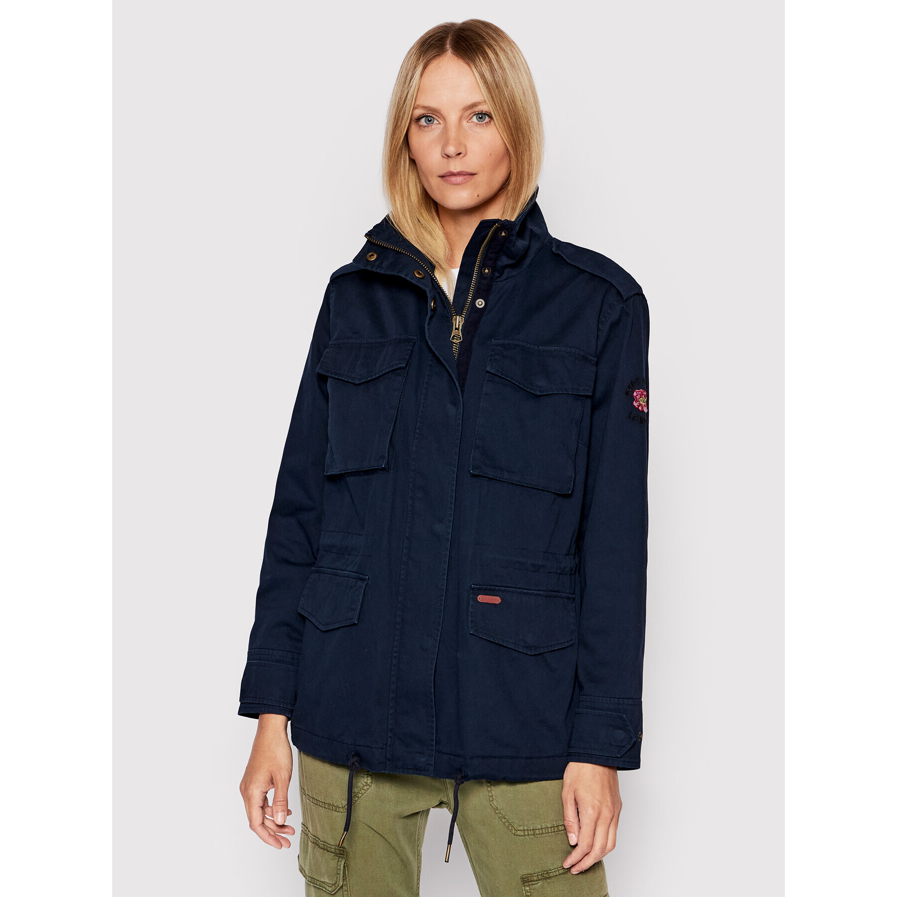 Pepe Jeans Parka Arizona PL402065 Tmavomodrá Regular Fit - Pepit.cz