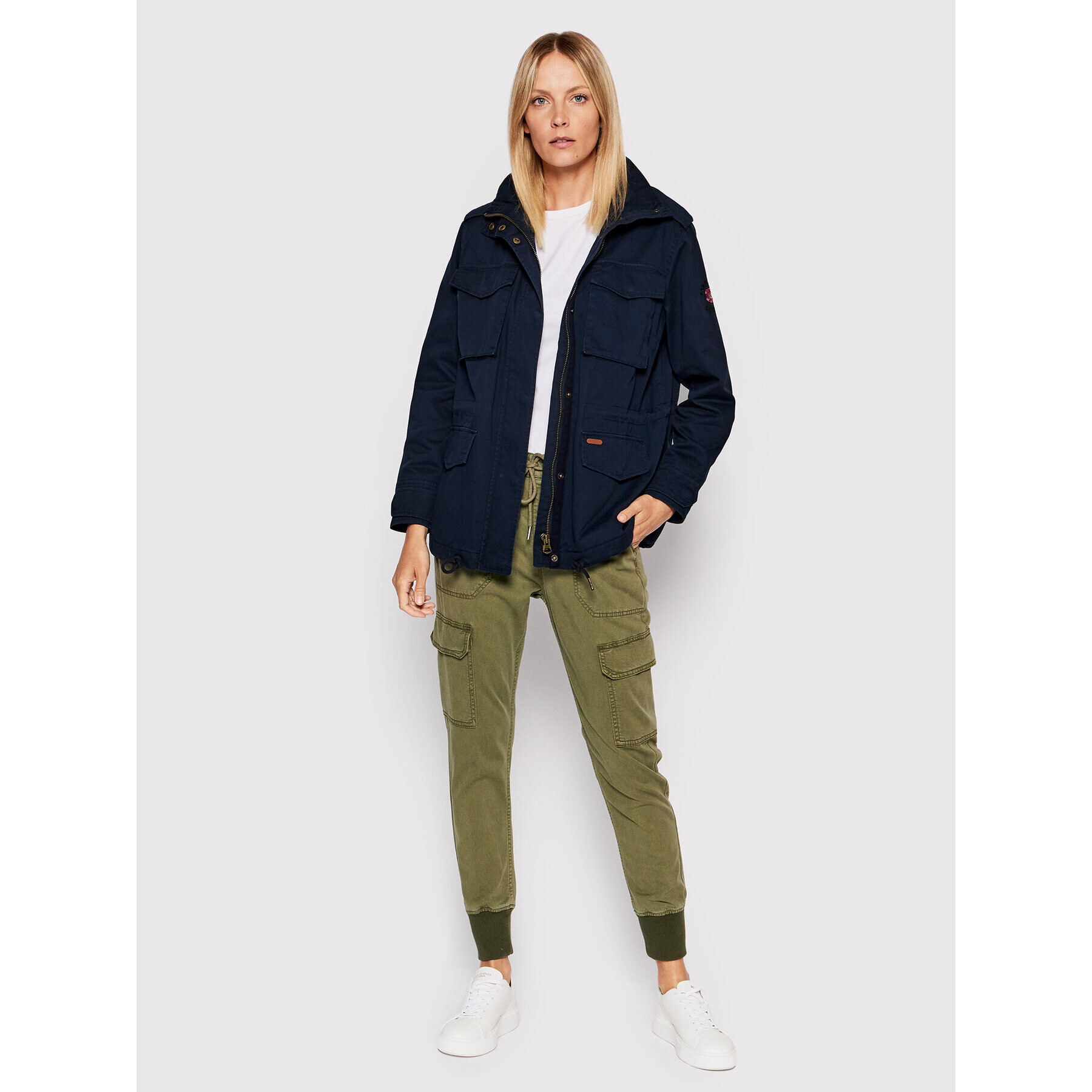 Pepe Jeans Parka Arizona PL402065 Tmavomodrá Regular Fit - Pepit.cz